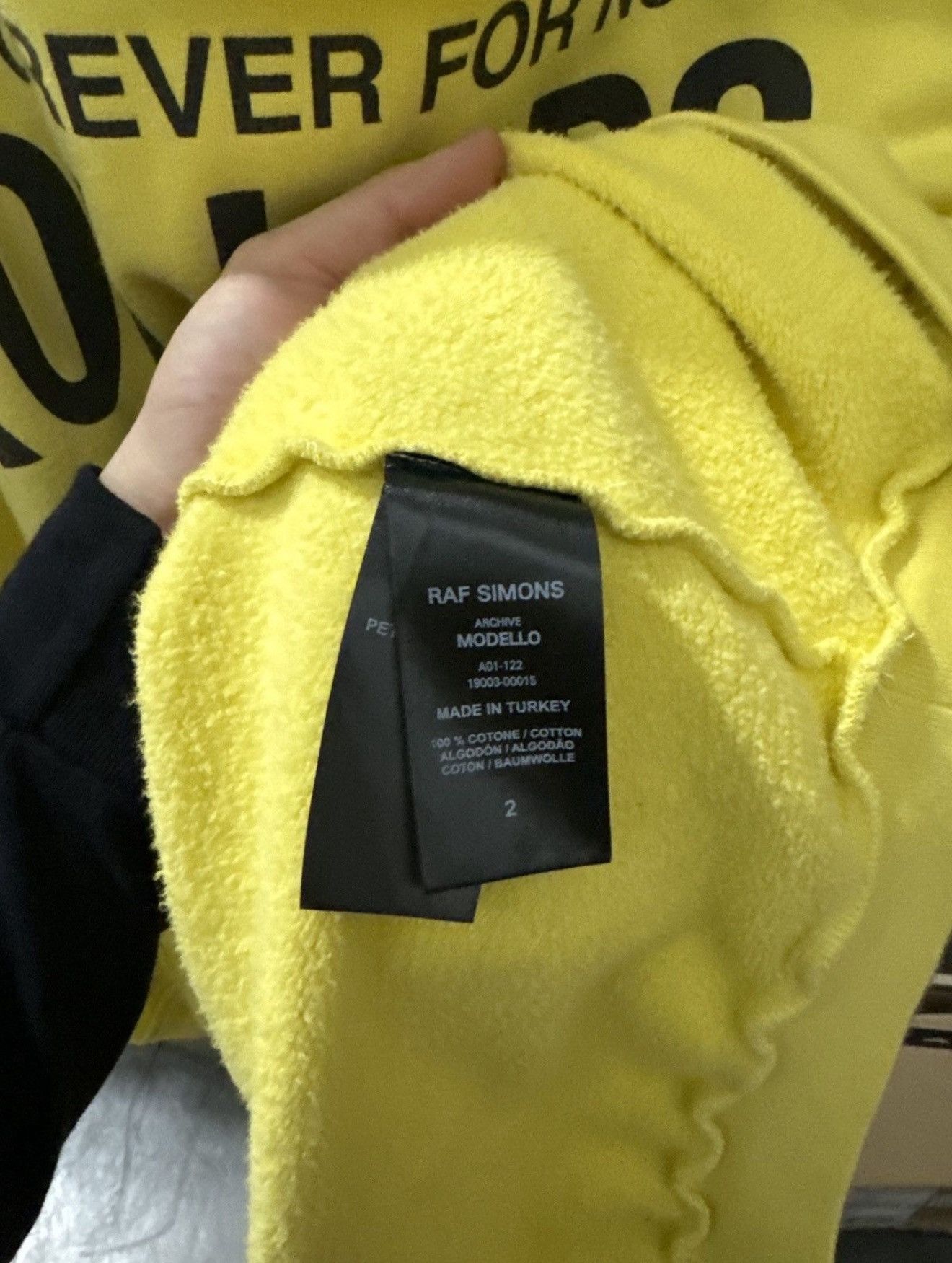 Raf Simons SSENSE EXCLUSIVE PETER DE POTTER EDITION ‘KOLLAPS’ HOODIE Size US M / EU 48-50 / 2 - 5 Thumbnail