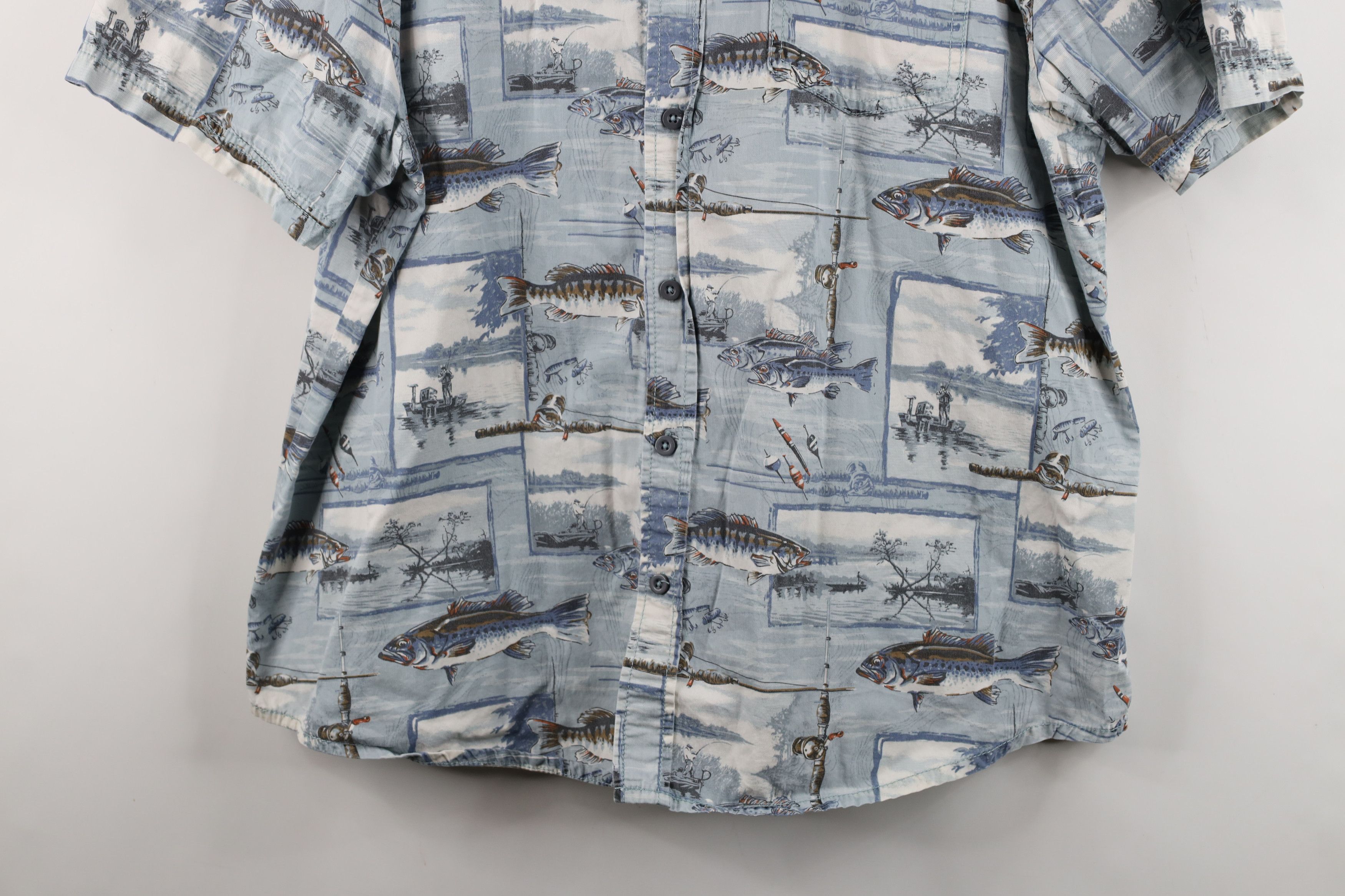 Vintage Vintage 90s Y2K Streetwear All Over Print Button Shirt Size US XL / EU 56 / 4 - 3 Thumbnail
