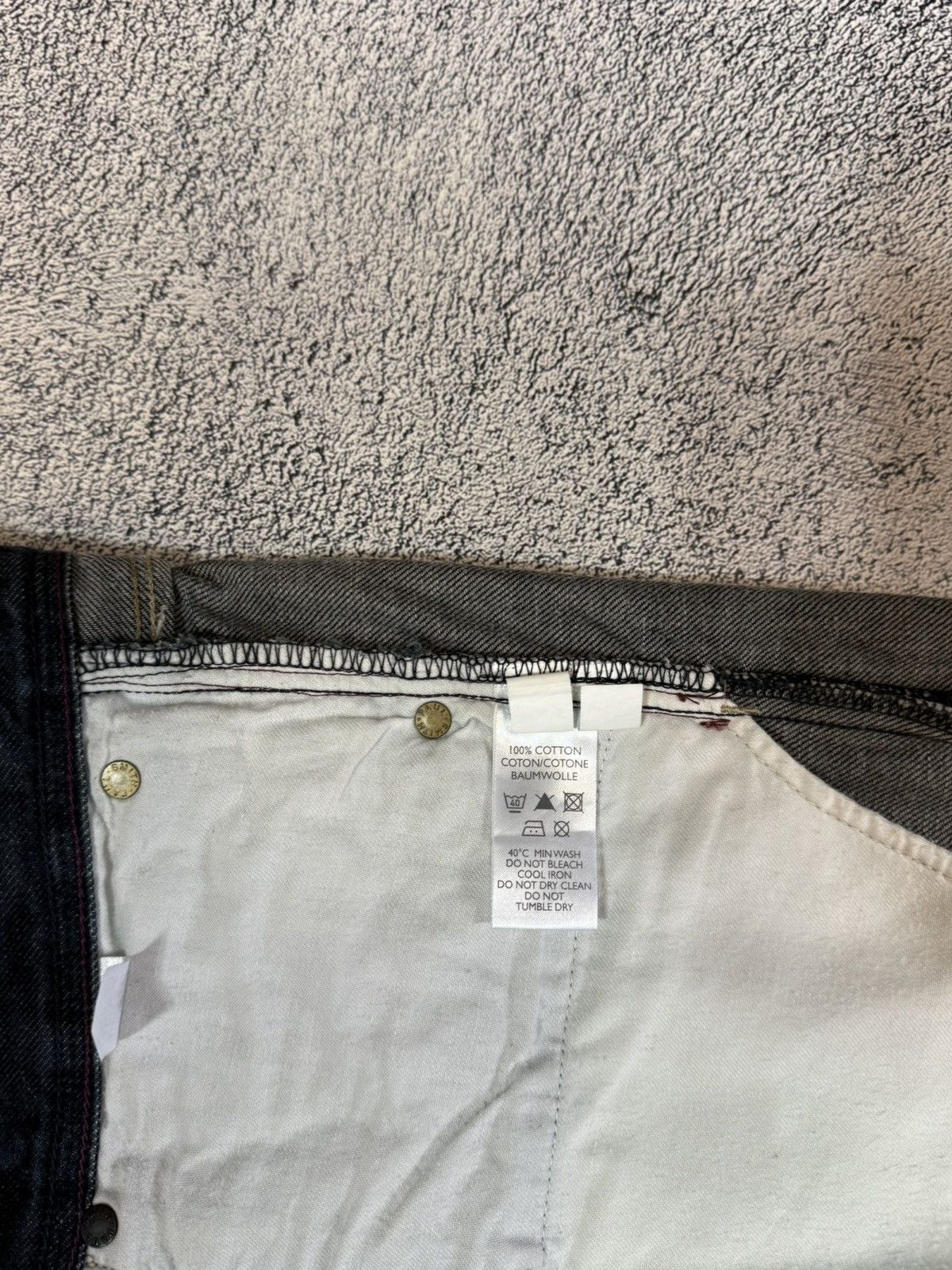 Paul Smith Paul Smith Jeans Cinch Back 34 Indigo Denim Straight Vintage Size US 34 / EU 50 - 16 Thumbnail