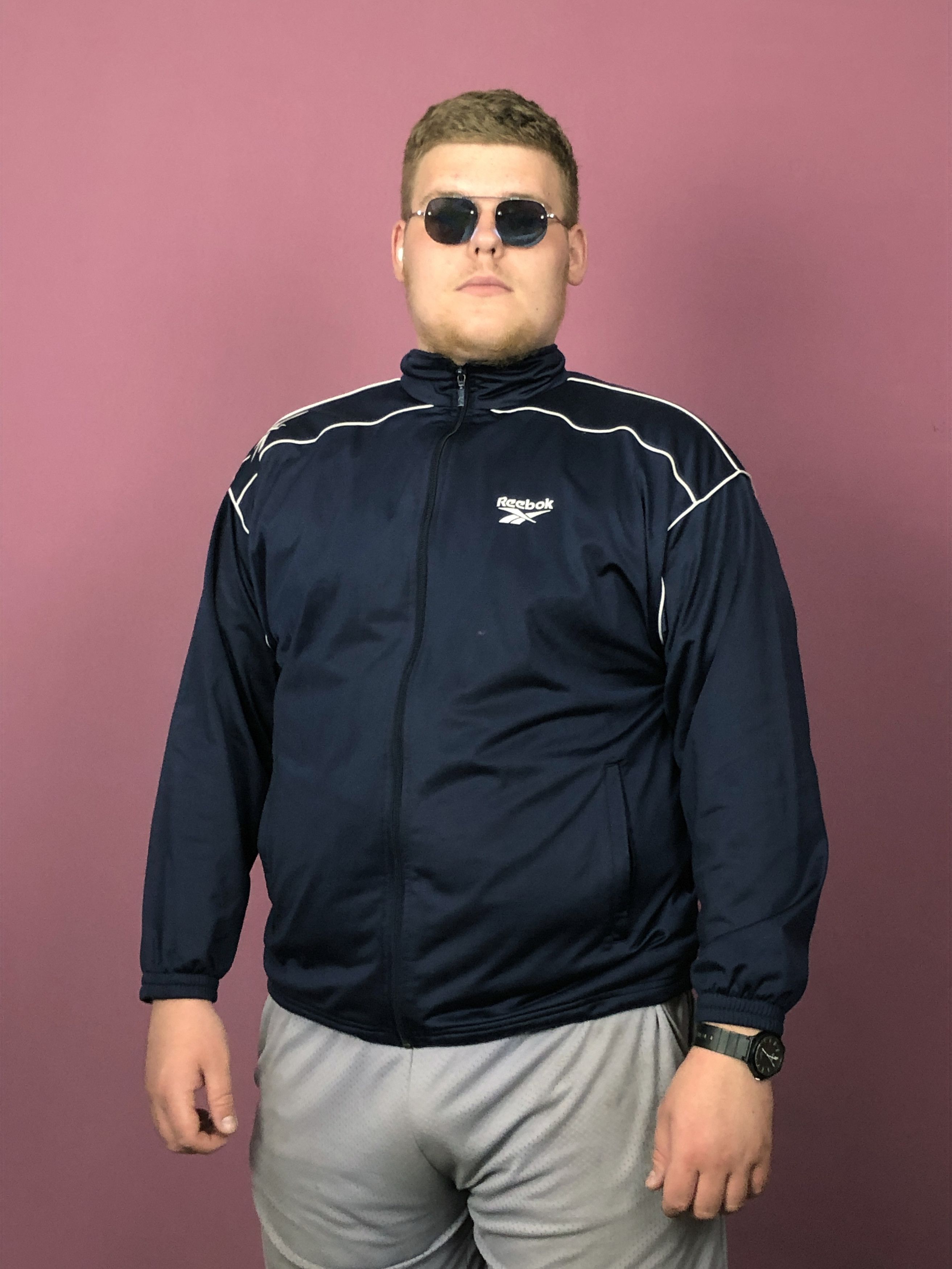 Reebok 90s Reebok Vintage Men's Track Jacket - L Size US L / EU 52-54 / 3 - 2 Thumbnail
