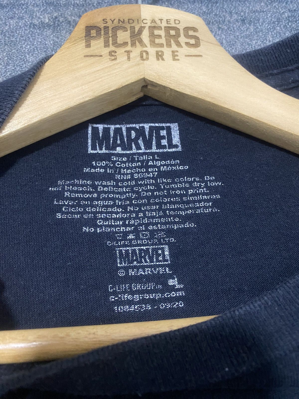 Marvel Comics Marvel tee Black Panther Large size Size US L / EU 52-54 / 3 - 4 Thumbnail