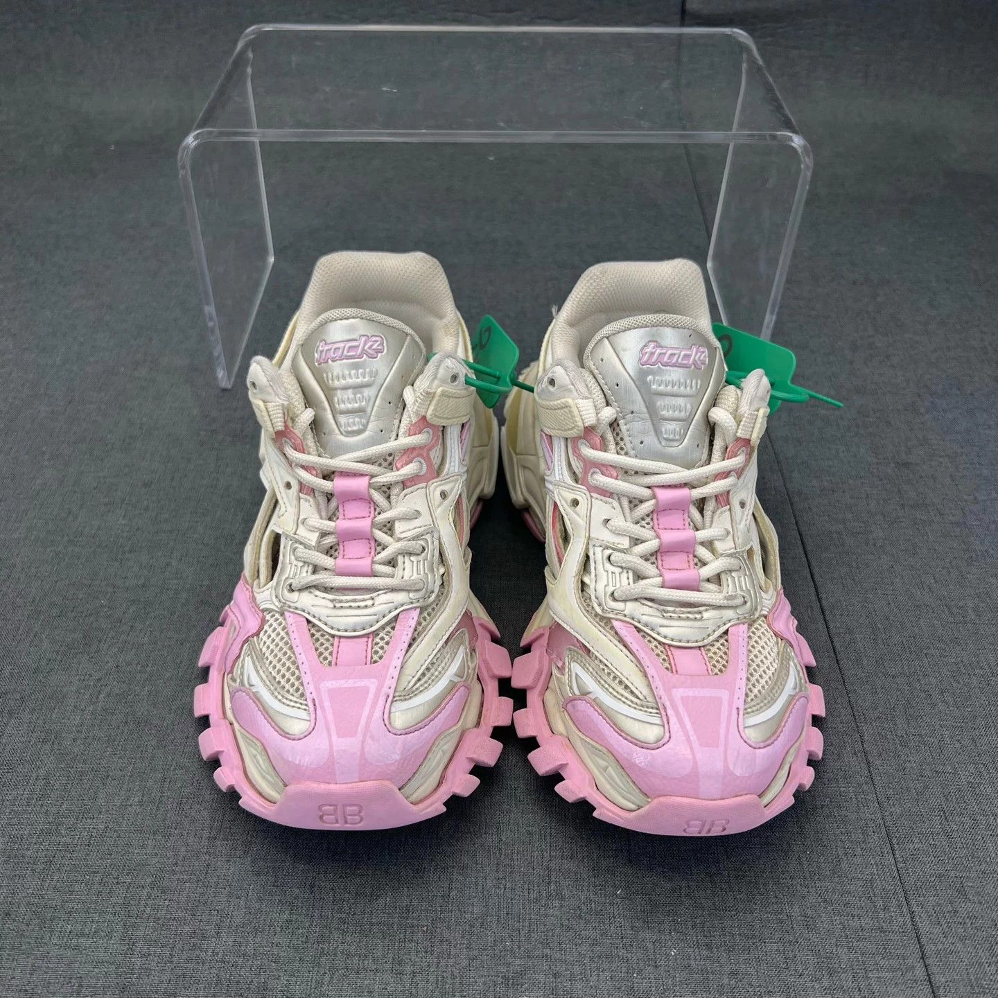 Balenciaga Balenciaga Track 2 White Pink 37 EU Scuffed Inner Edge Size US 7 / IT 37 - 5 Thumbnail