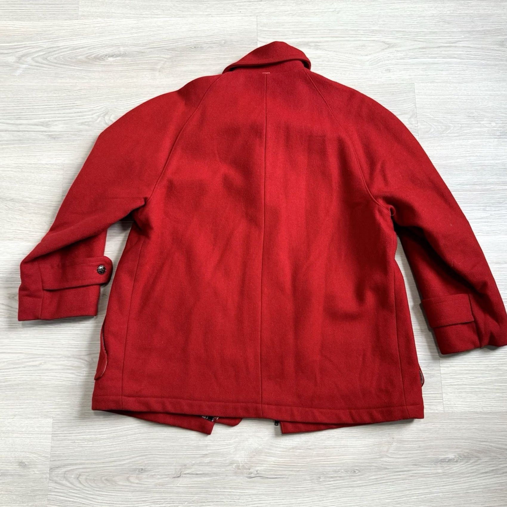 Pendleton VINTAGE Pendleton LOBO Red Wool Plaid Flannel Lined Mackinaw Jacket Pocket USA Jacket Size US XXL / EU 58 / 5 - 6 Thumbnail