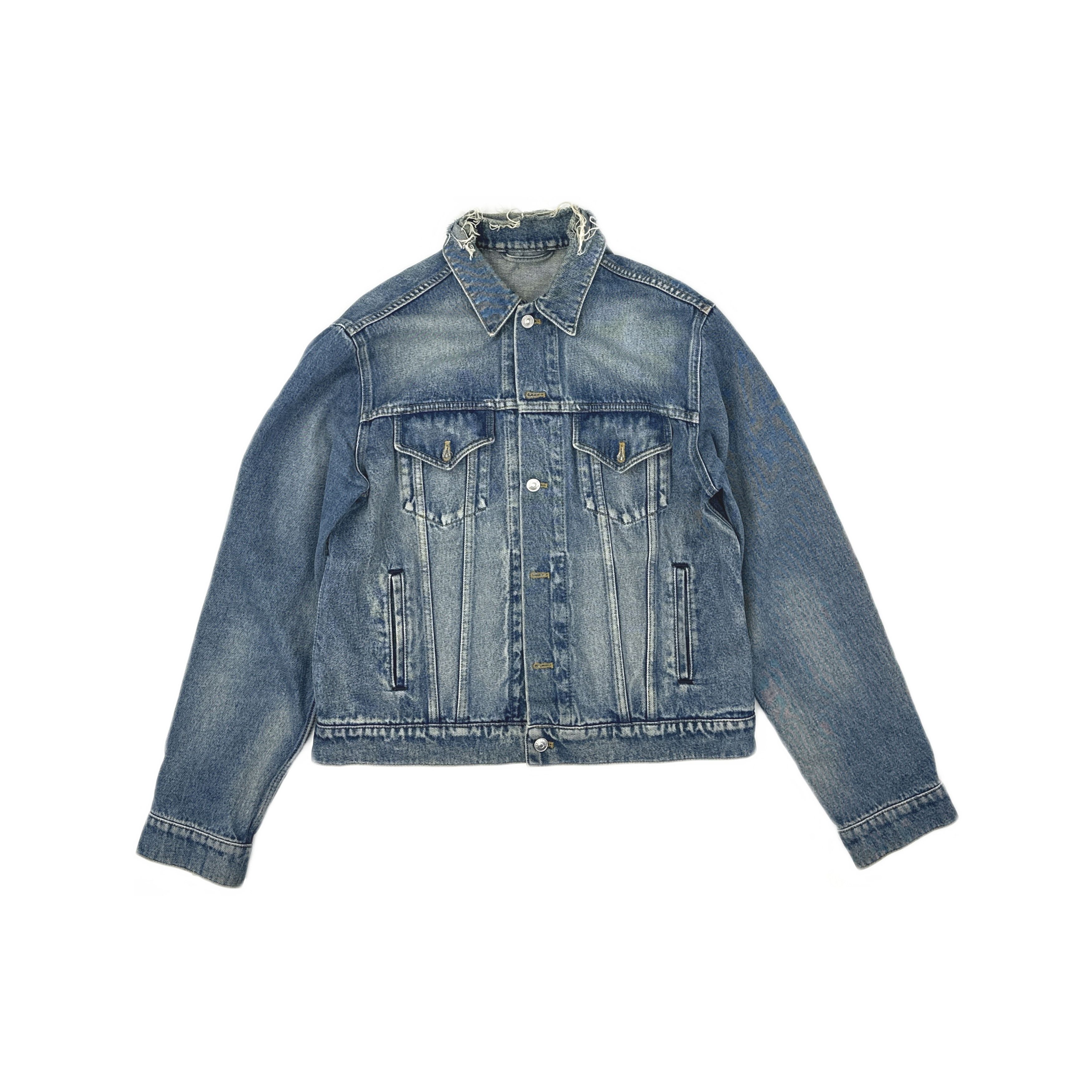 Balenciaga Balenciaga Logo Denim Jacket Size 52 Size US L / EU 52-54 / 3 - 1 Thumbnail