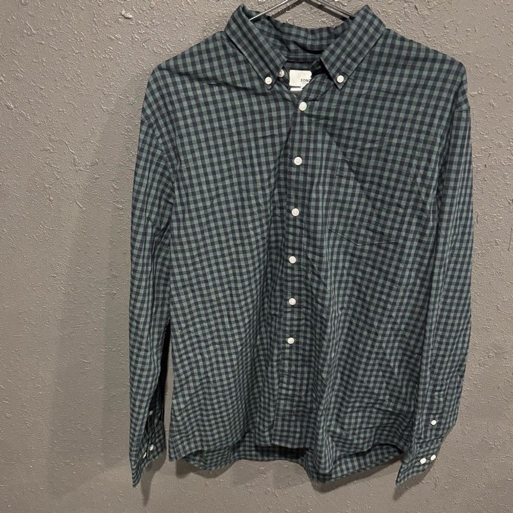 Sonoma Men's Green Checkered Sonoma Shirt Size US XL / EU 56 / 4 - 1 Thumbnail