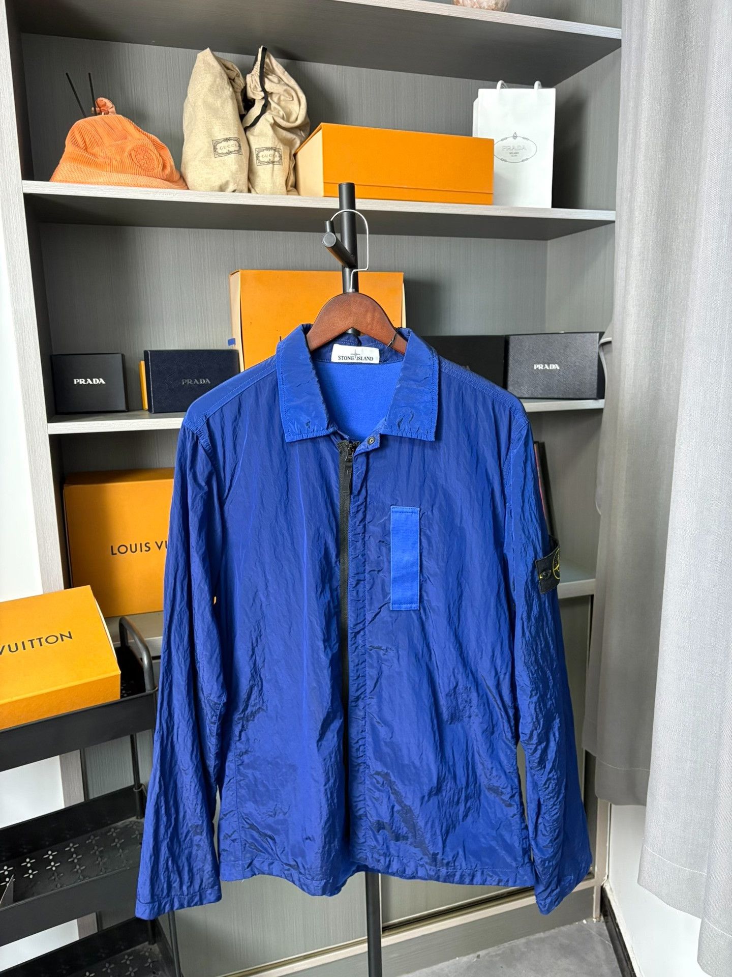 Stone Island Stone Island Nylon Blue Light Jacket L Men Size US L / EU 52-54 / 3 - 1 Thumbnail