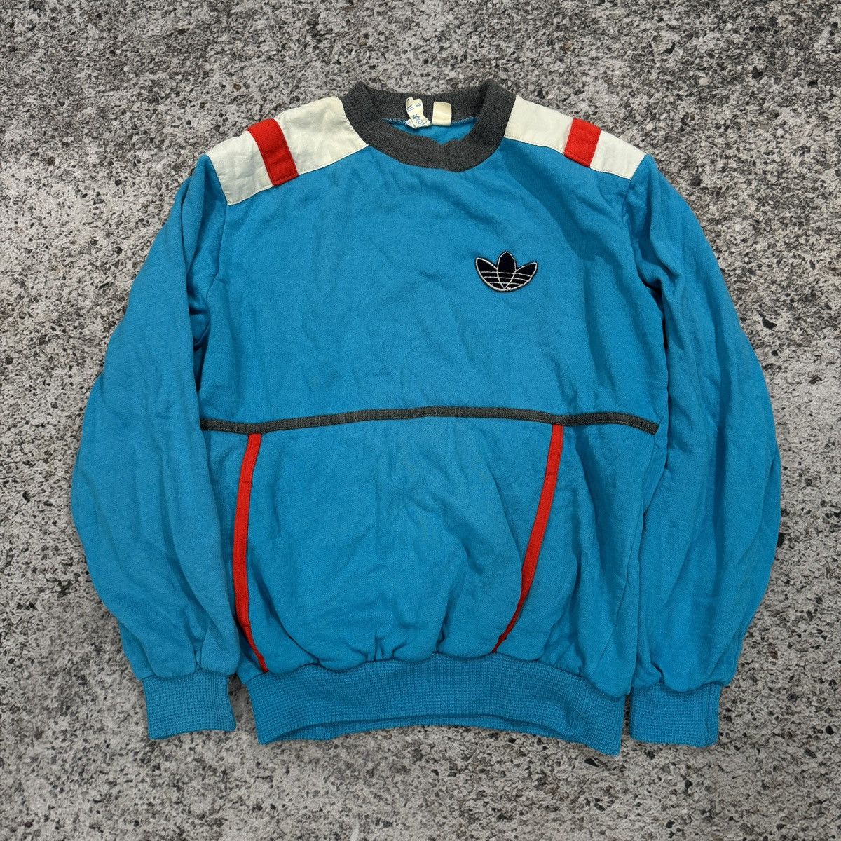Adidas Vintage 70s 80s Adidas Ventex Jumper Sweatshirt Crewneck Size US L / EU 52-54 / 3 - 8 Thumbnail