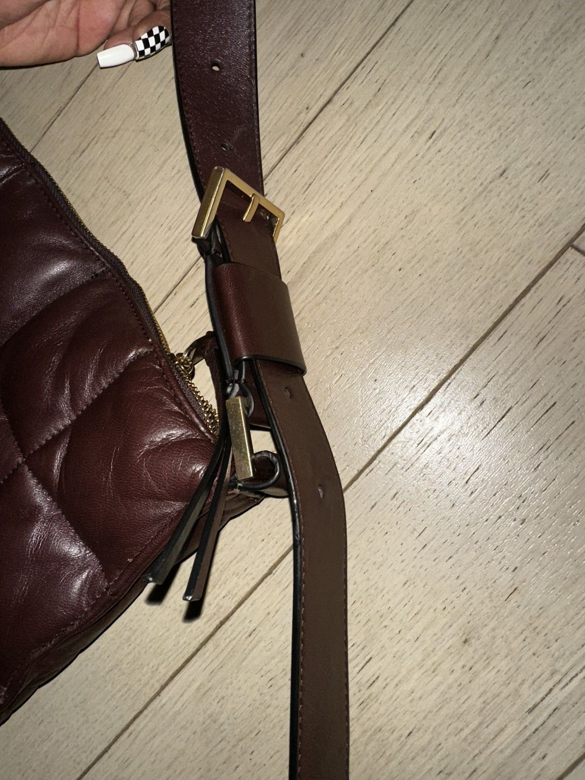 Allsaints ALLSAINTS Edbury Quilted Leather Shoulder Bag Size ONE SIZE - 3 Thumbnail