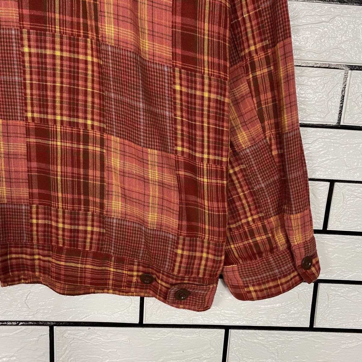 Issey Miyake 📌Vintage Wool Zipper Jacket Karl Helmut Tartan Design Size US L / EU 52-54 / 3 - 11 Thumbnail