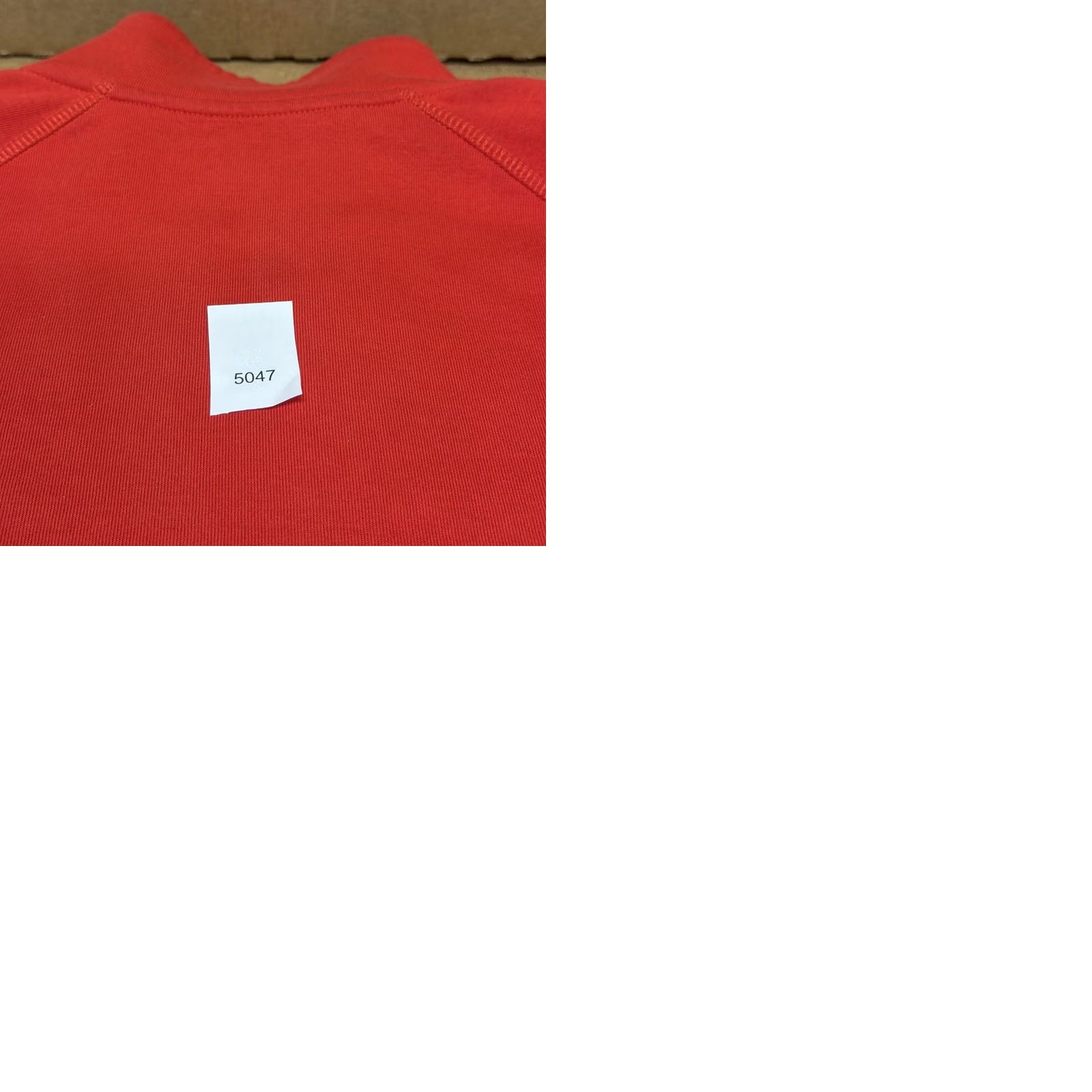Apple Apple Mens Sweatshirt M Red 1/4 Zip Mock Neck Pullover Logo Pockets Warm Knit Size US M / EU 48-50 / 2 - 9 Thumbnail