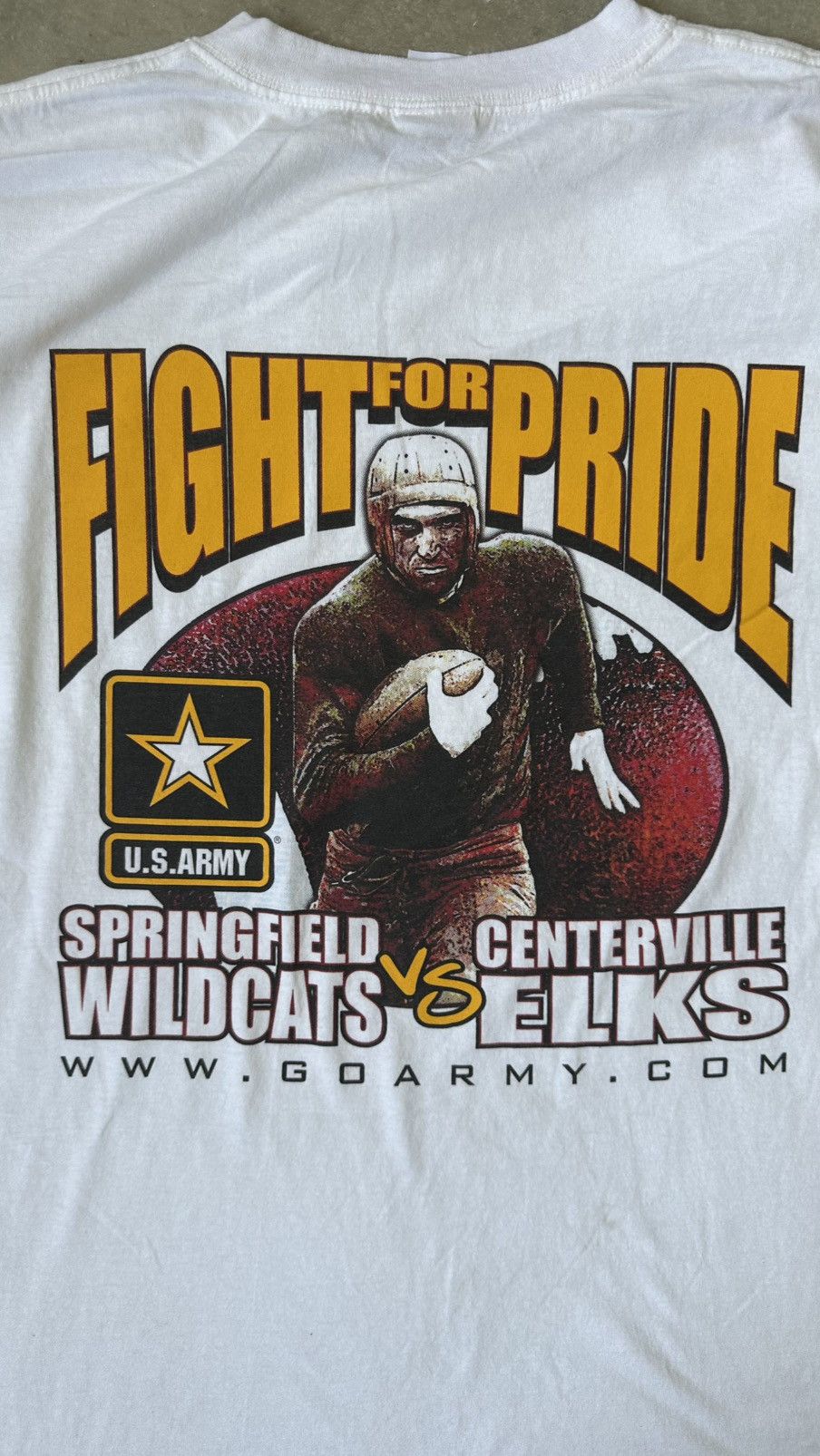 Vintage VINTAGE U.S. ARMY NFL SPRINGFIELD WILDCATS CENTERVILLE ELKS Size US M / EU 48-50 / 2 - 6 Thumbnail