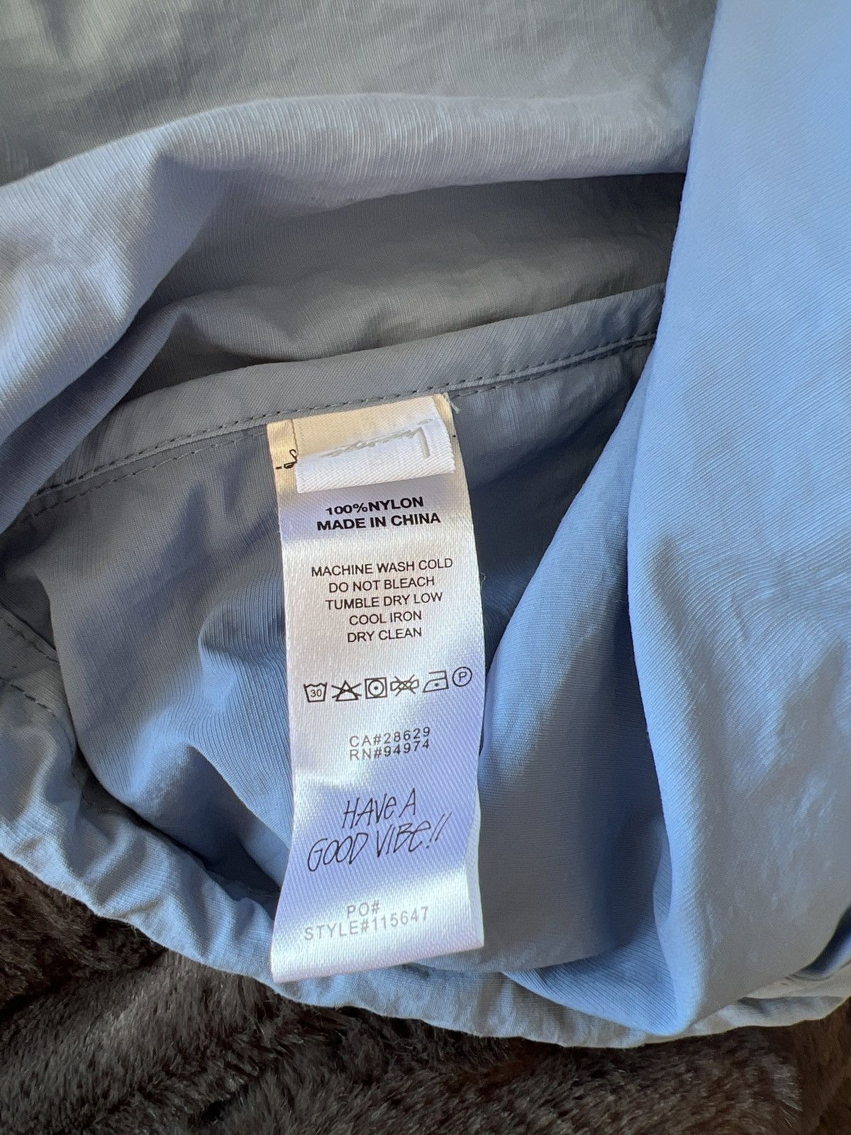 Stussy Stussy Wave Dye Beach Shell Jacket (Laguna Blue) | Grailed