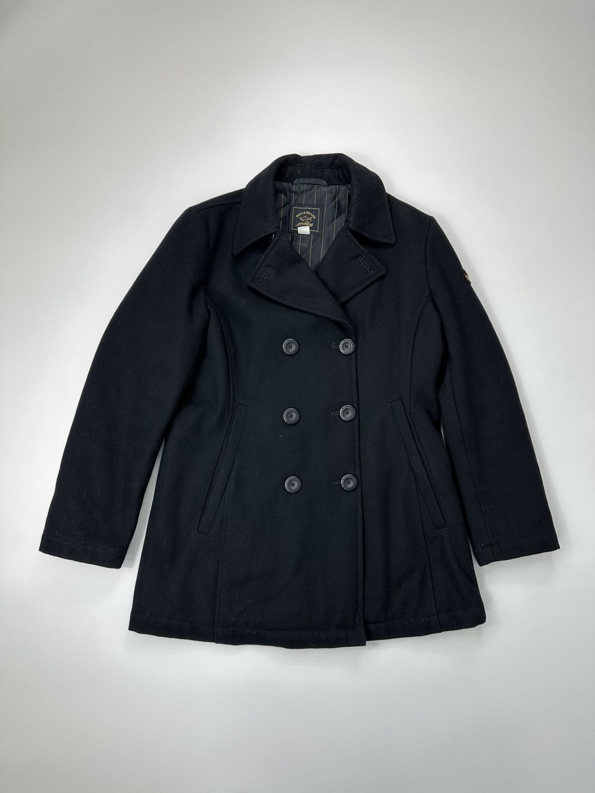 Paul & Shark Paul & Shark Wool Heavy Coat Men's L Size Black Size US L / EU 52-54 / 3 - 1 Thumbnail