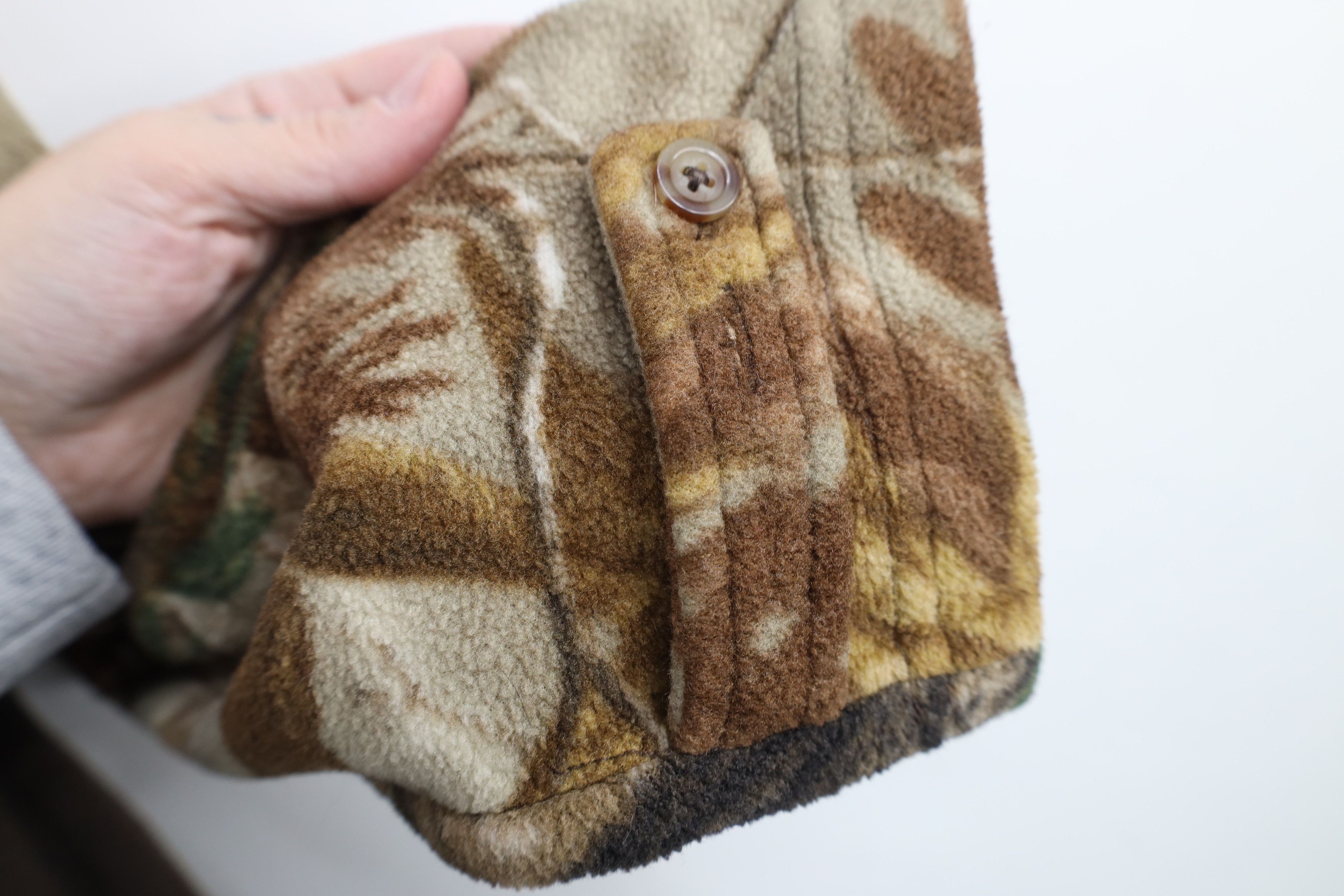 Vintage Vintage Y2K Streetwear Camouflage Half Zip Fleece Jacket Size L / US 10 / IT 46 - 11 Thumbnail