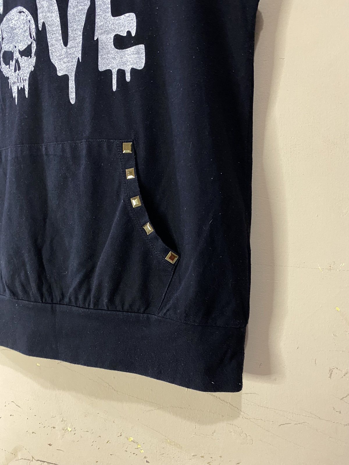Seditionaries Y2K Might Have Skulls Studded Hoodie Sleeveless Size US M / EU 48-50 / 2 - 4 Thumbnail