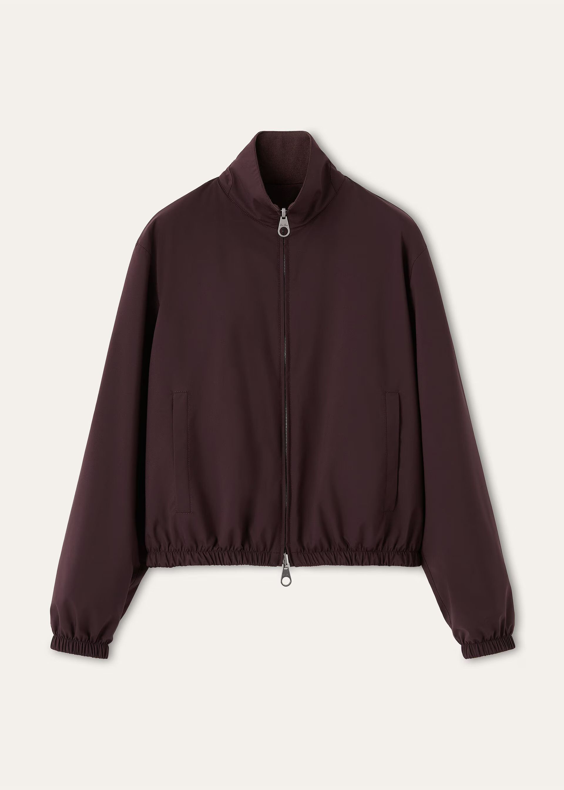 Loro Piana os11x0426 FAQ0514 Bomber Jacket in Vin Chaud Size XS / US 0-2 / IT 36-38 - 1 Thumbnail