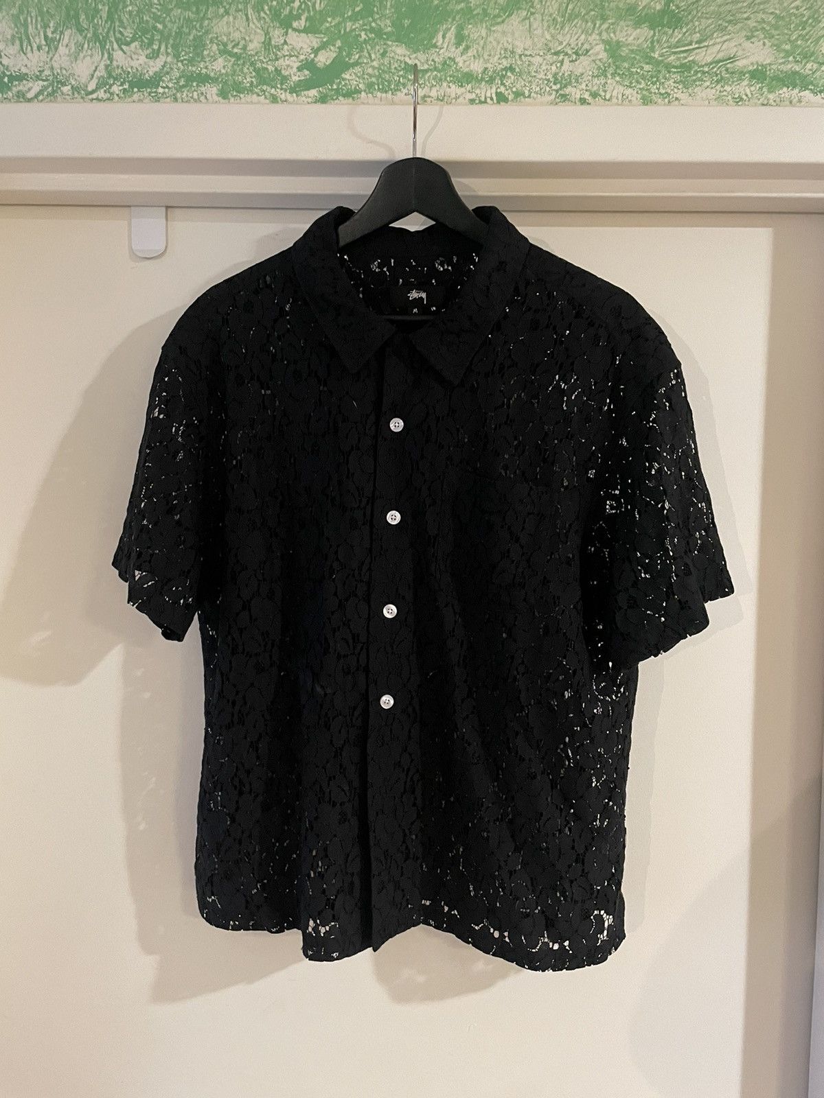 STUSSY - stussy CROCHET SHIRT の通販 by snkrs's shop