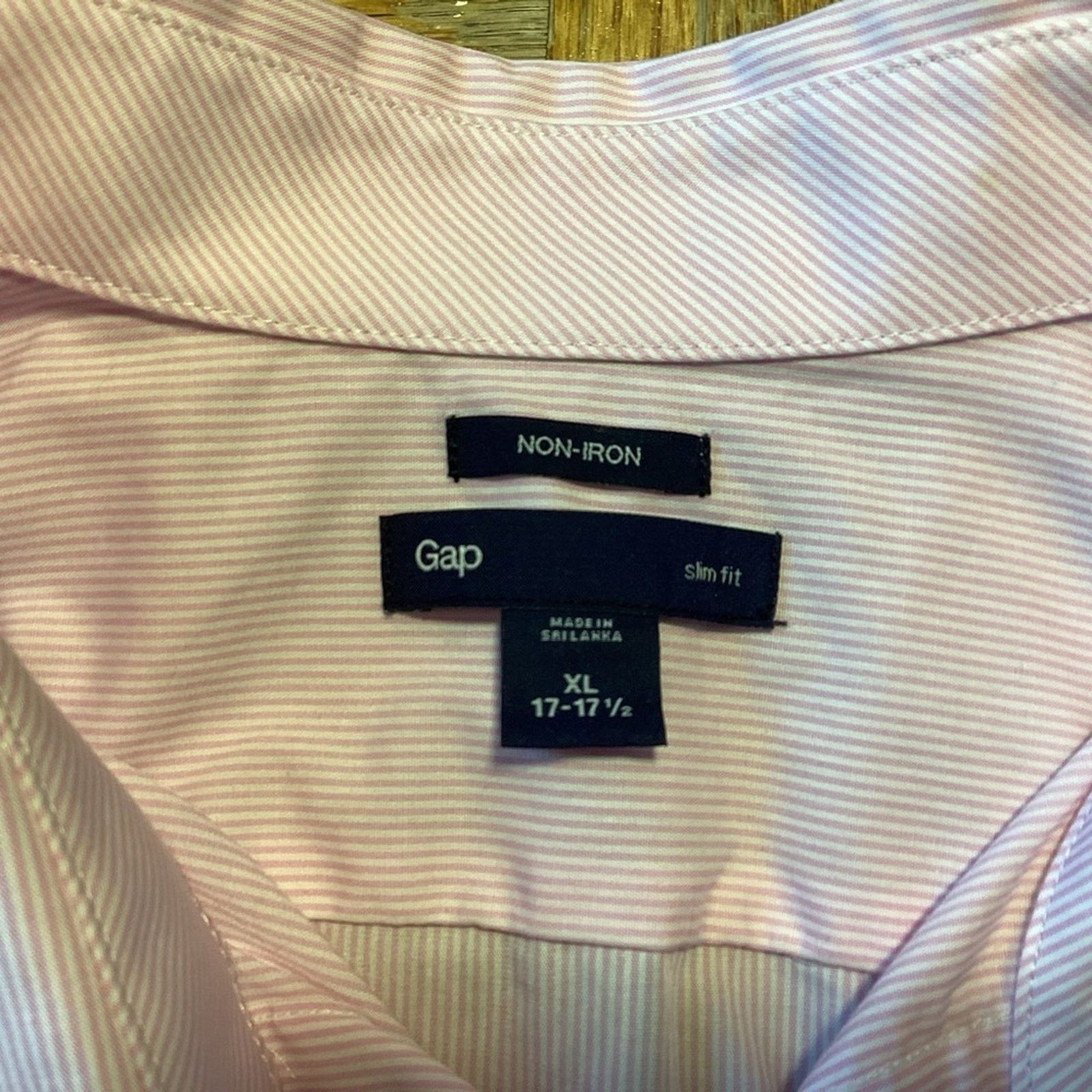 Gap GAP Non-Iron Slim Fit Button Down Size US XL / EU 56 / 4 - 2 Thumbnail