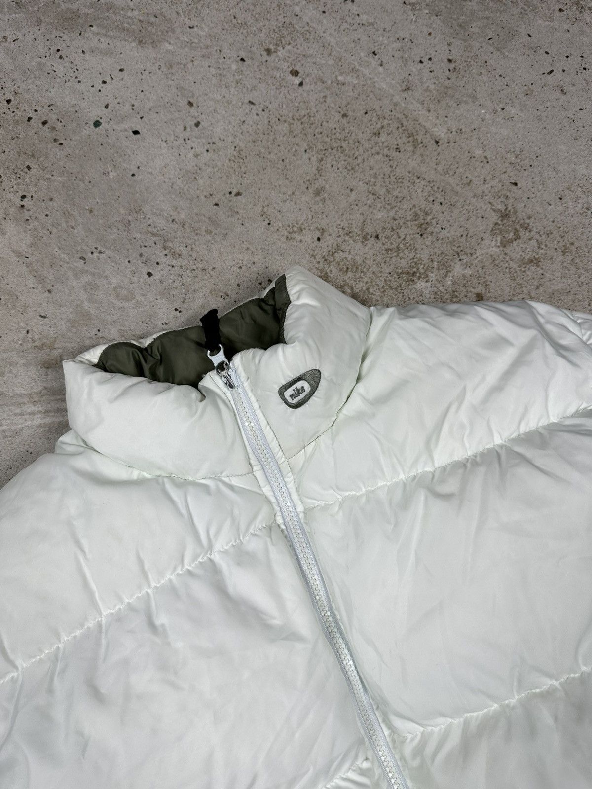 Nike × Vintage Vintage Y2K Nike Puffer Down Jacket Swoosh Bomber Rare 90s Size US M / EU 48-50 / 2 - 7 Thumbnail