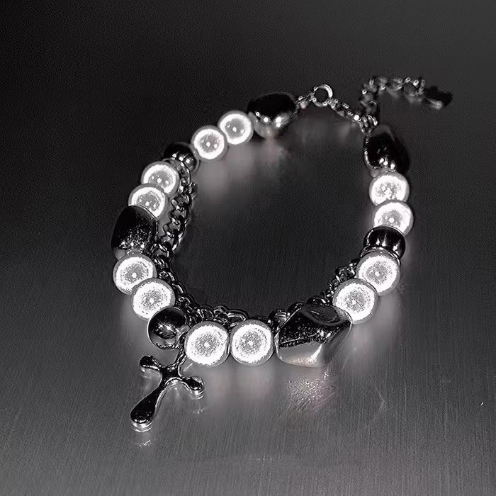 Jewelry × Vintage Cross Reflective Bracelet Size ONE SIZE - 1 Thumbnail