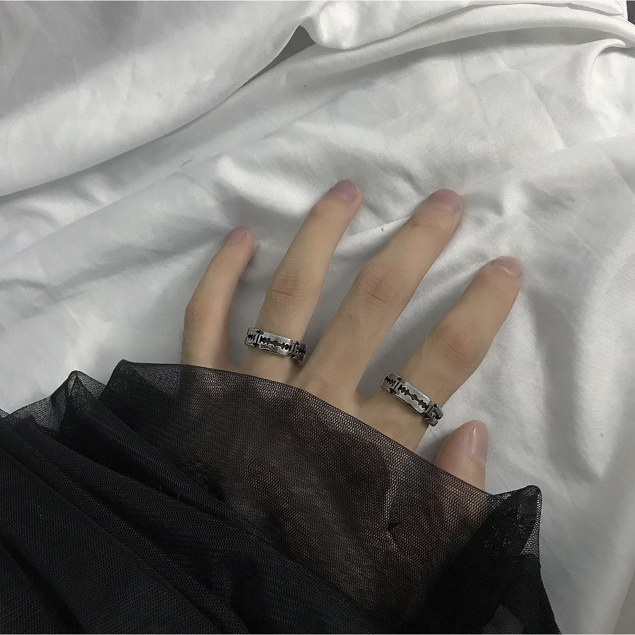 Jewelry Matchless Jewelry Rings Open Size Chrome Ring (Size 7-13) Size ONE SIZE - 2 Thumbnail