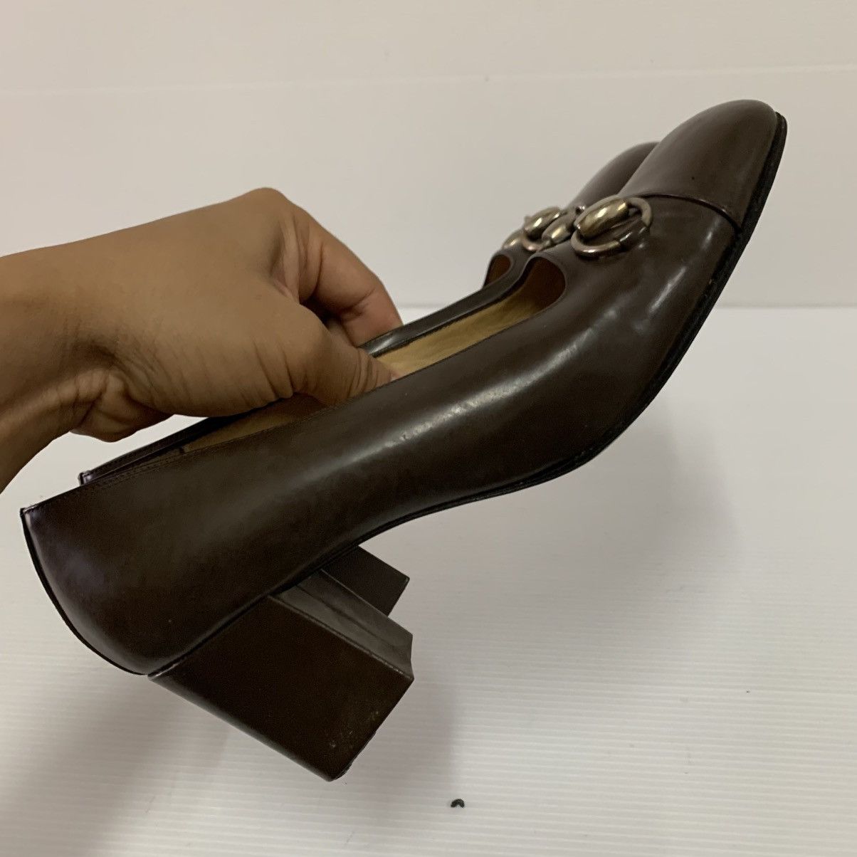 Gucci Gucci Leather Horsebit Shoes Size US 9.5 / IT 39.5 - 9 Thumbnail
