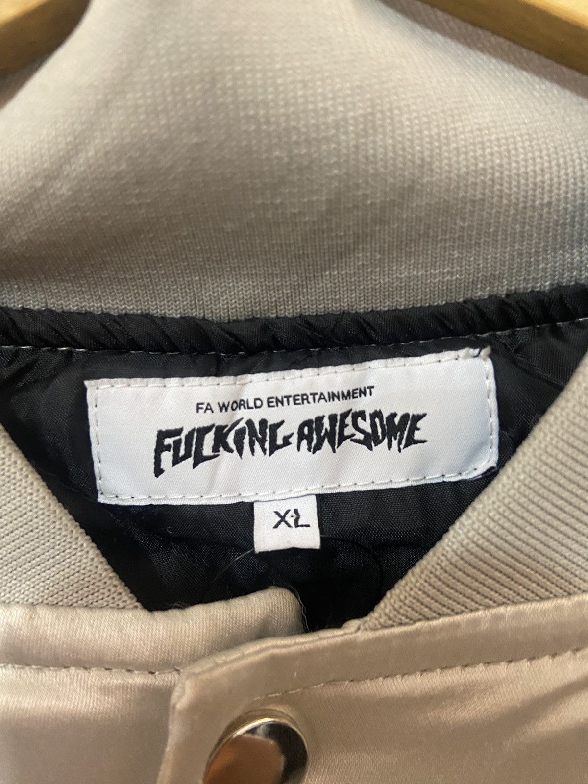 Fucking Awesome FUCKING AWESOME ANGLE BURN VARSITY JACKET Size US XL / EU 56 / 4 - 6 Thumbnail