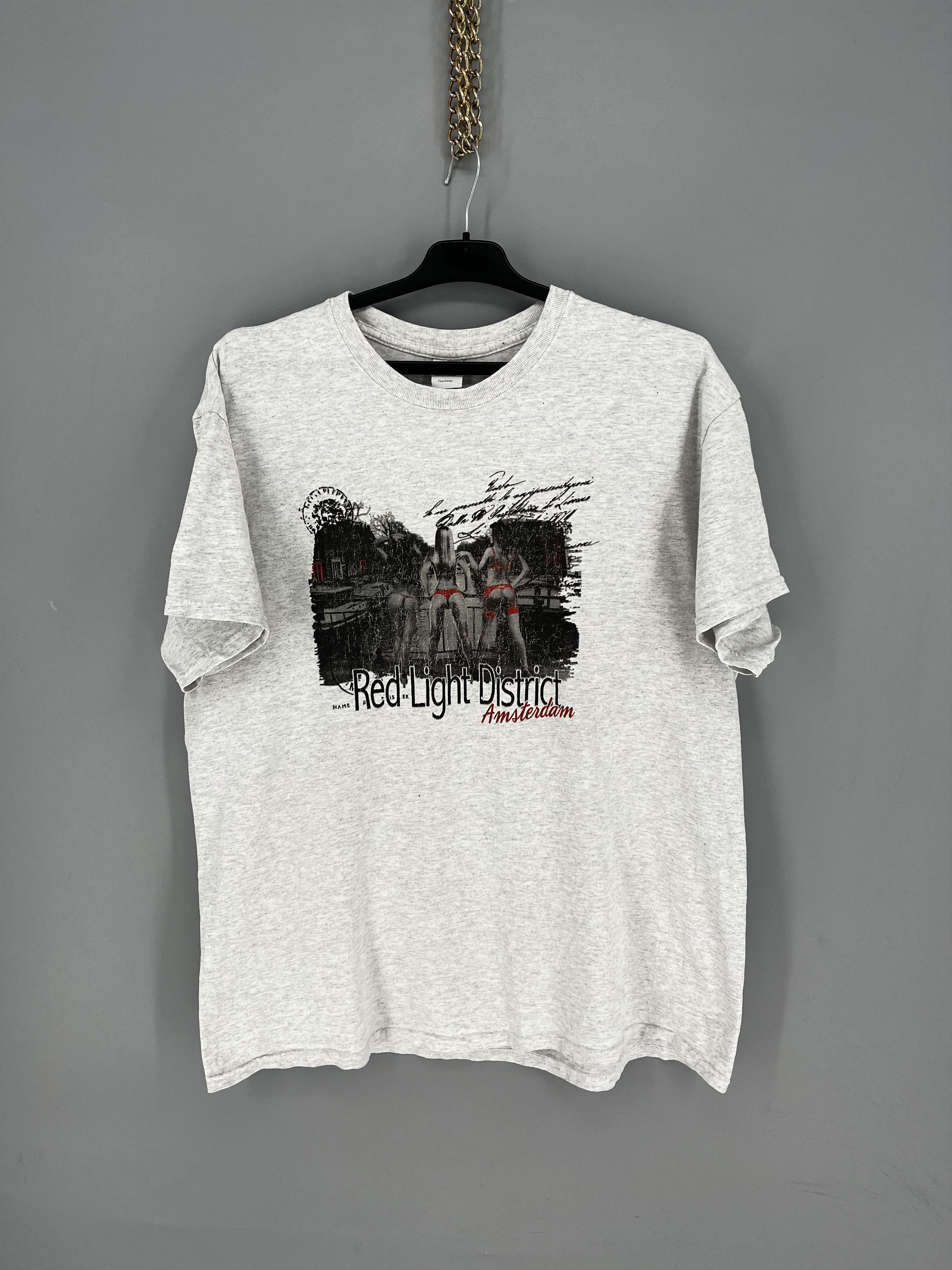 Hook-Ups Vintage 00s Amsterdam red light district graphic tee Size US XL / EU 56 / 4 - 2 Thumbnail
