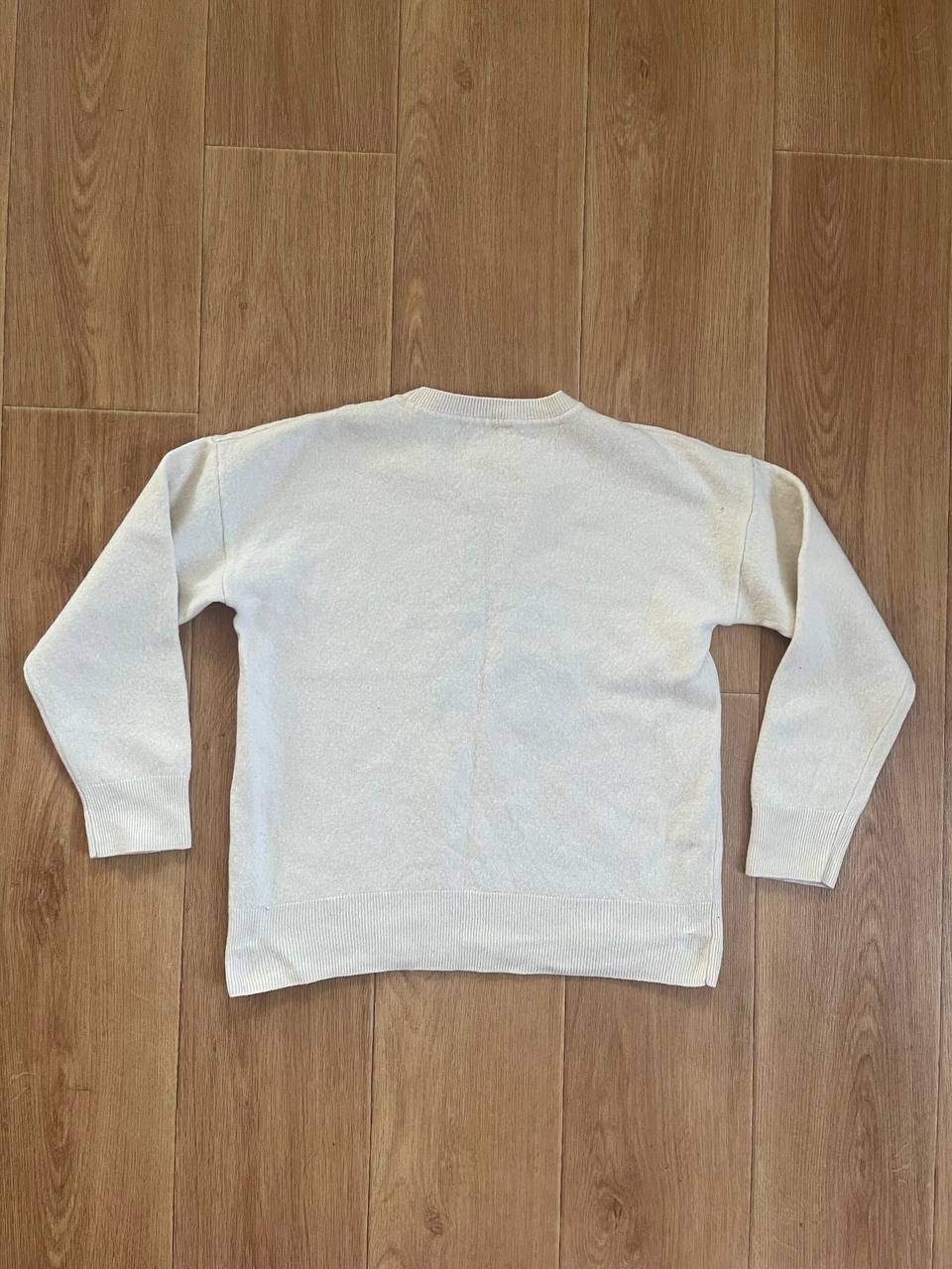 Sandro Sandro Paris "Acid" Cream Sweater Size XS / US 0-2 / IT 36-38 - 6 Thumbnail