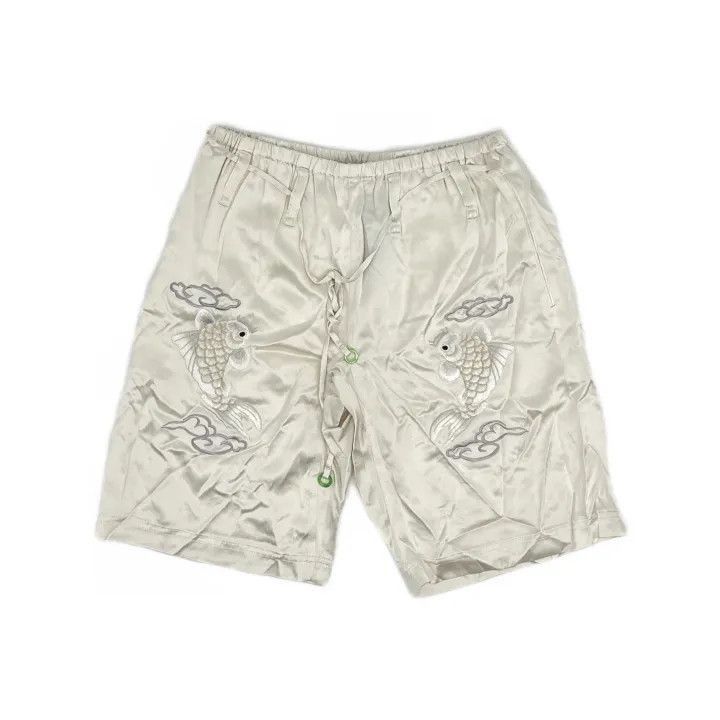 Alexander Wang Alexander Wang SS22 Silk Embroidered Fish Shorts - Size 23" - 2 Thumbnail