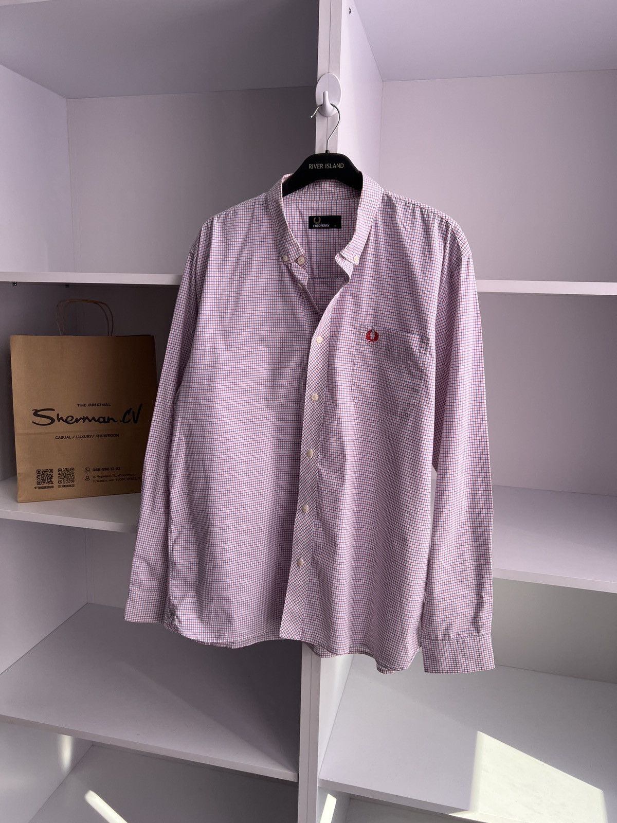 Fred Perry × Vintage Vintage Fred Perry Button Up Shirt Size US XL / EU 56 / 4 - 2 Thumbnail