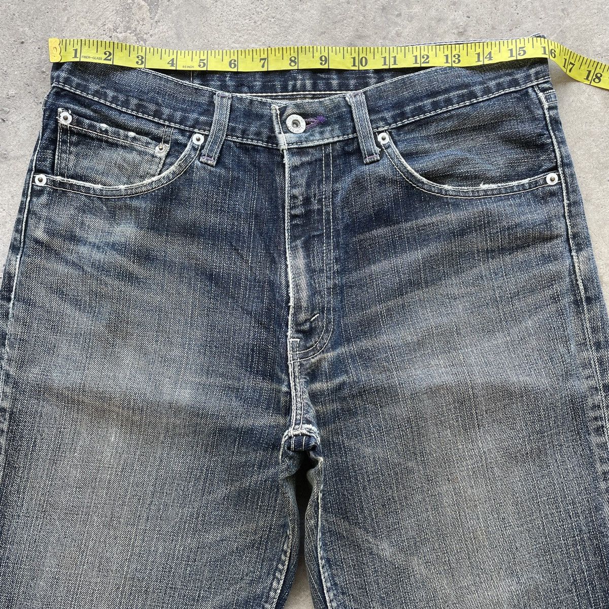 Jean × Levi's × Vintage Vintage Levi’s Faded Jeans Pants Denim W32x31.5 Size US 32 / EU 48 - 5 Thumbnail