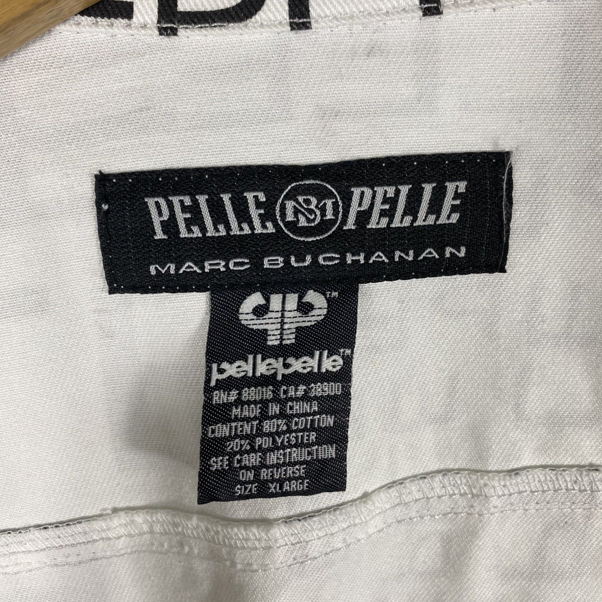 Marc Buchanan Vintage Pelle Pelle Marc Buchanan Full Print denim Jacket Size US XL / EU 56 / 4 - 8 Thumbnail