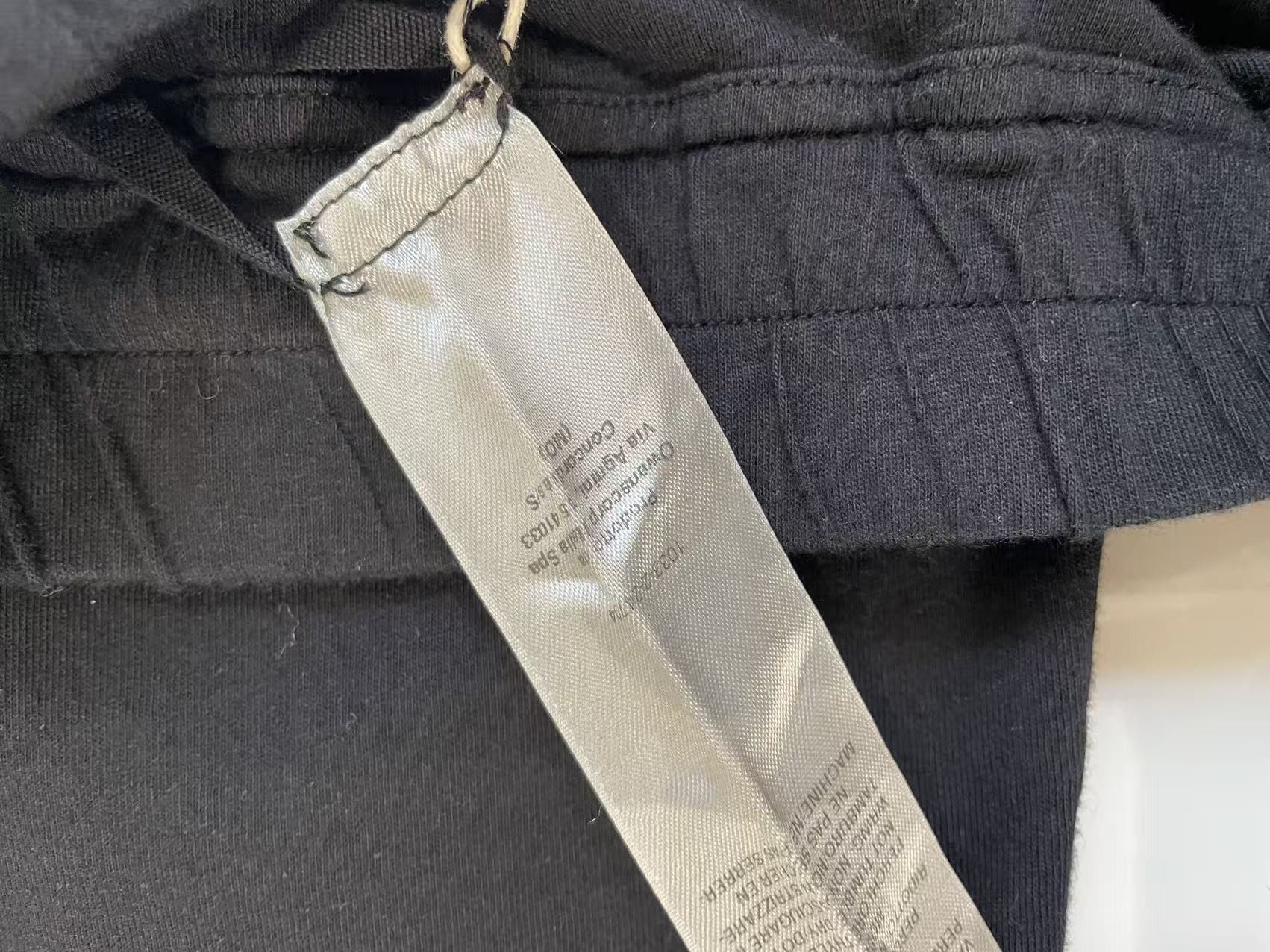 Rick Owens Drkshdw RICK OWENS DRKSHDW Berlin Dust Drawstring Black Pants RN Size US 29 - 7 Thumbnail