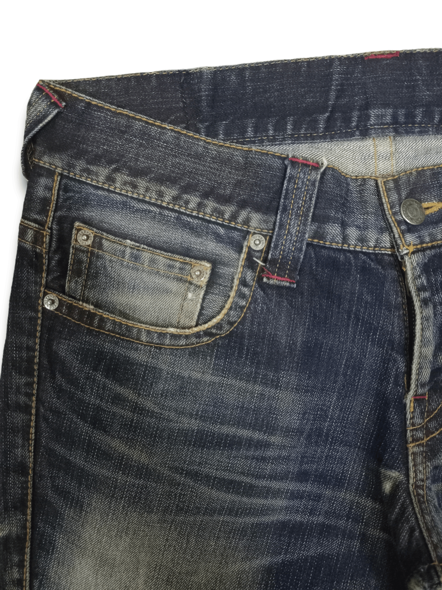 Tornado Mart Vintage Japanese Tornado Mart Mud Wash Distress Flare Jeans Size US 32 / EU 48 - 6 Thumbnail