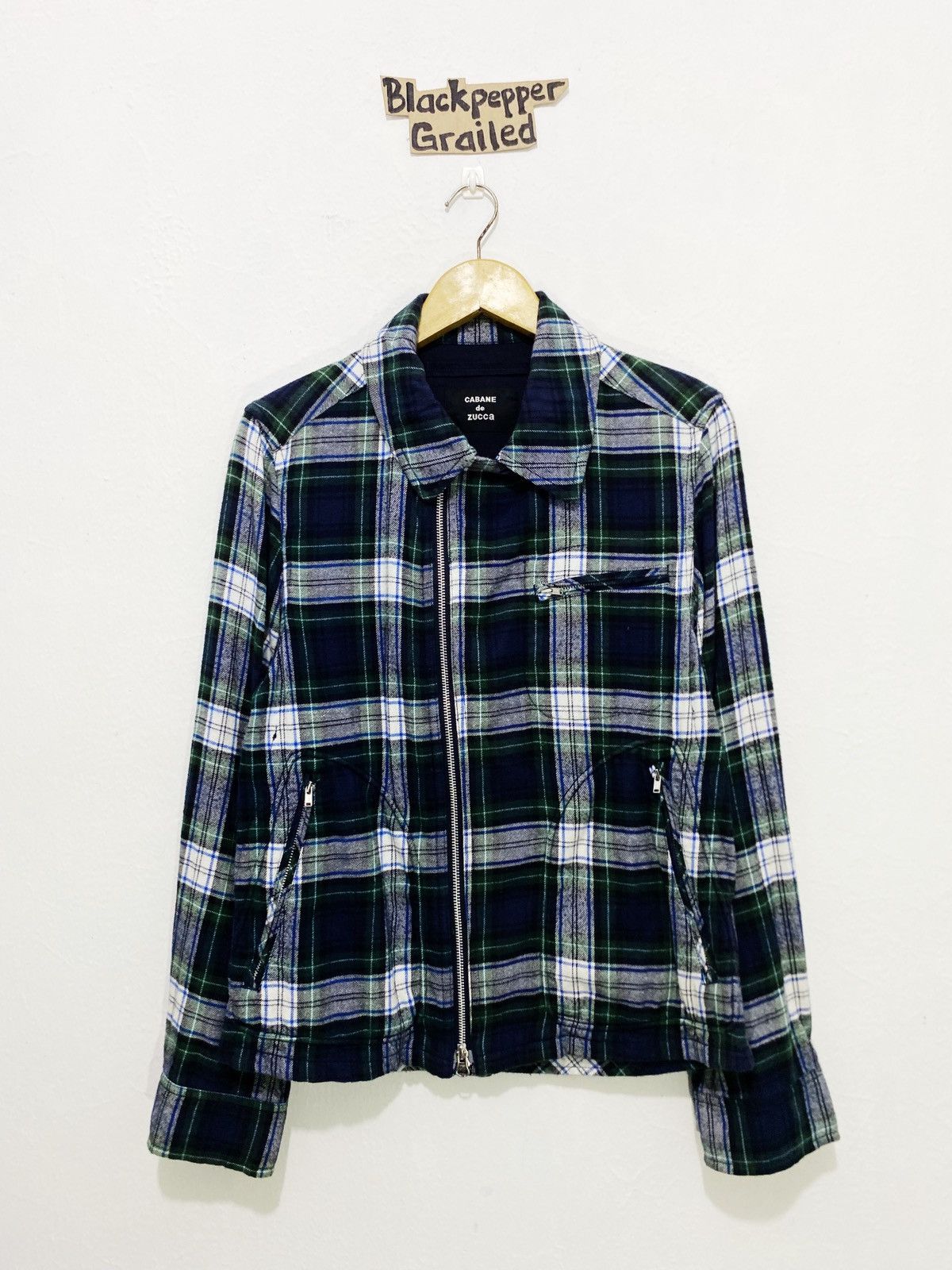 Issey Miyake Cabane de Zucca by Issey Miyake Flanel Jacket Size US S / EU 44-46 / 1 - 1 Thumbnail