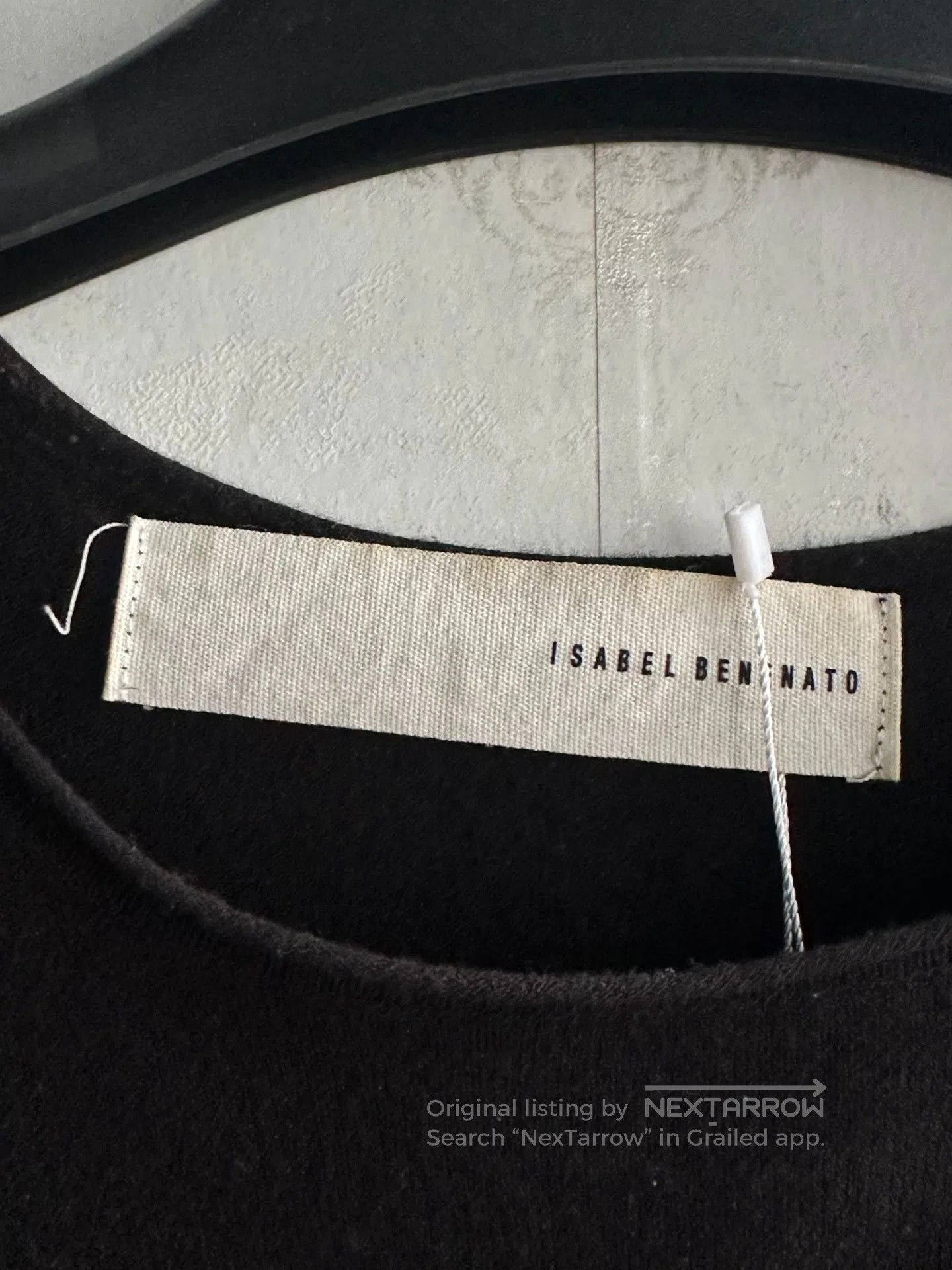 Isabel Benenato Isabel Benenato 19SS Embroidered Slogan Sweater| Size US M / EU 48-50 / 2 - 4 Thumbnail