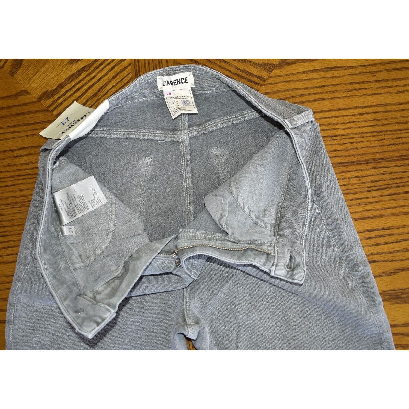 L'AGENCE B0 NEW L'AGENCE Gray High Rise Skinny Jeans Size 29 Size 29" - 5 Thumbnail