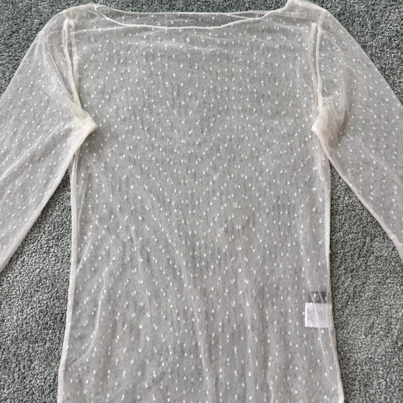 Other y2k sheer polka dot mesh top ✧ long sleeve Size M / US 6-8 / IT 42-44 - 4 Thumbnail