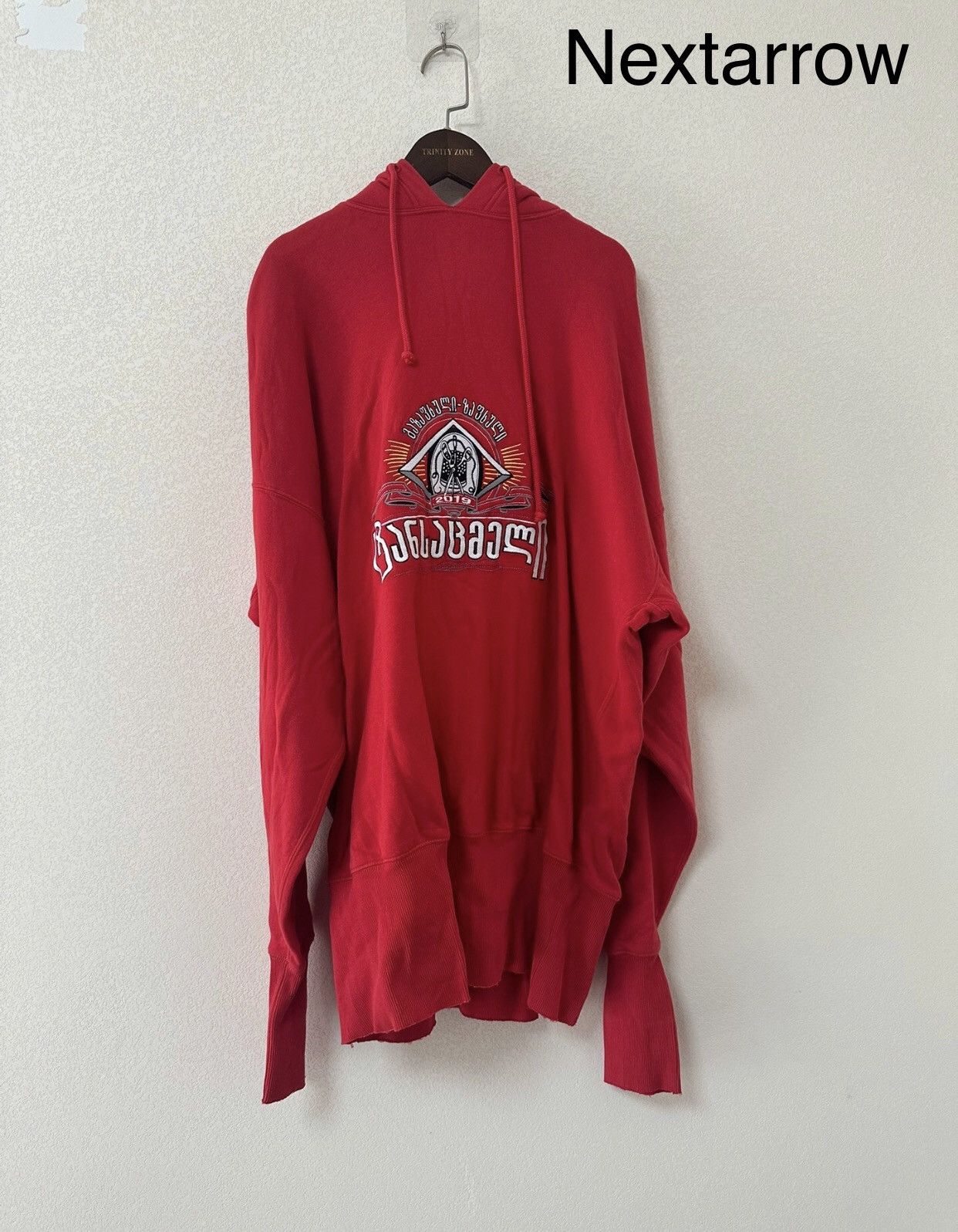 Vetements Vetements 2018 SS fashion show Georgian hoodie2411-Nextarrow Size US M / EU 48-50 / 2 - 1 Thumbnail