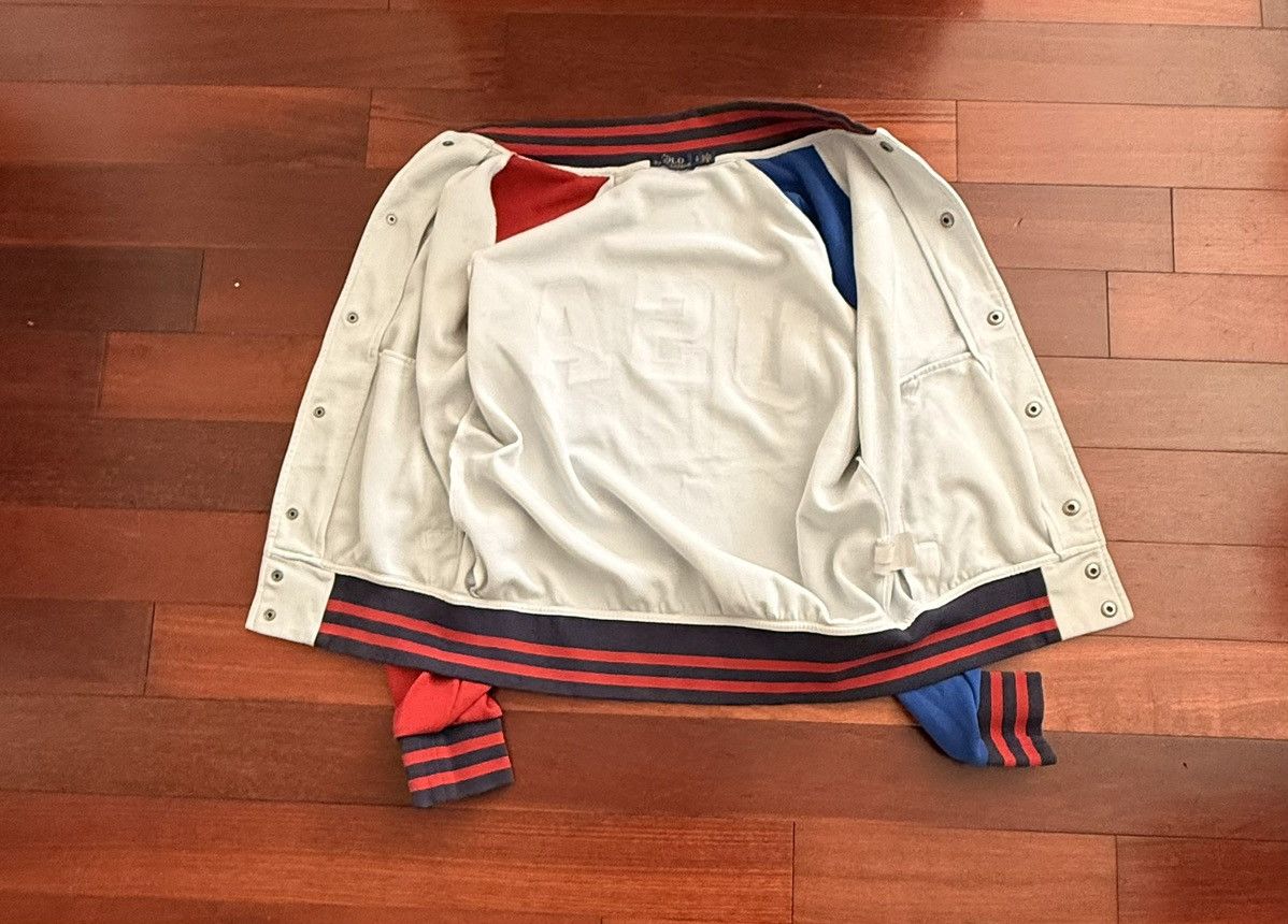 Polo Ralph Lauren Vintage Polo Ralph Lauren Shield White Blue Red Bomber Size US S / EU 44-46 / 1 - 6 Thumbnail