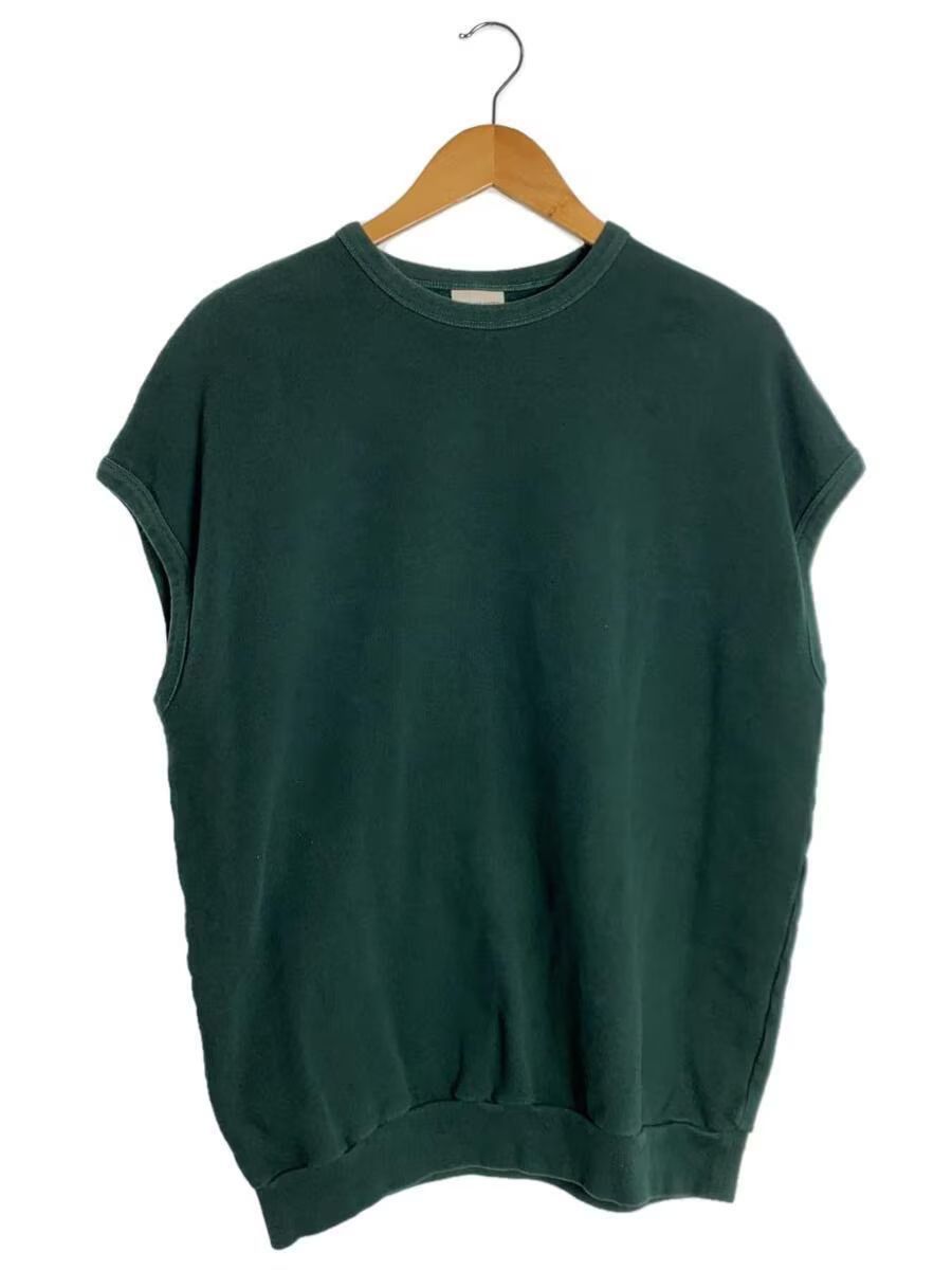 image of Dries Van Noten Oversized Sleeveless Sweatshirt Vest in Green, Men's (Size XS)