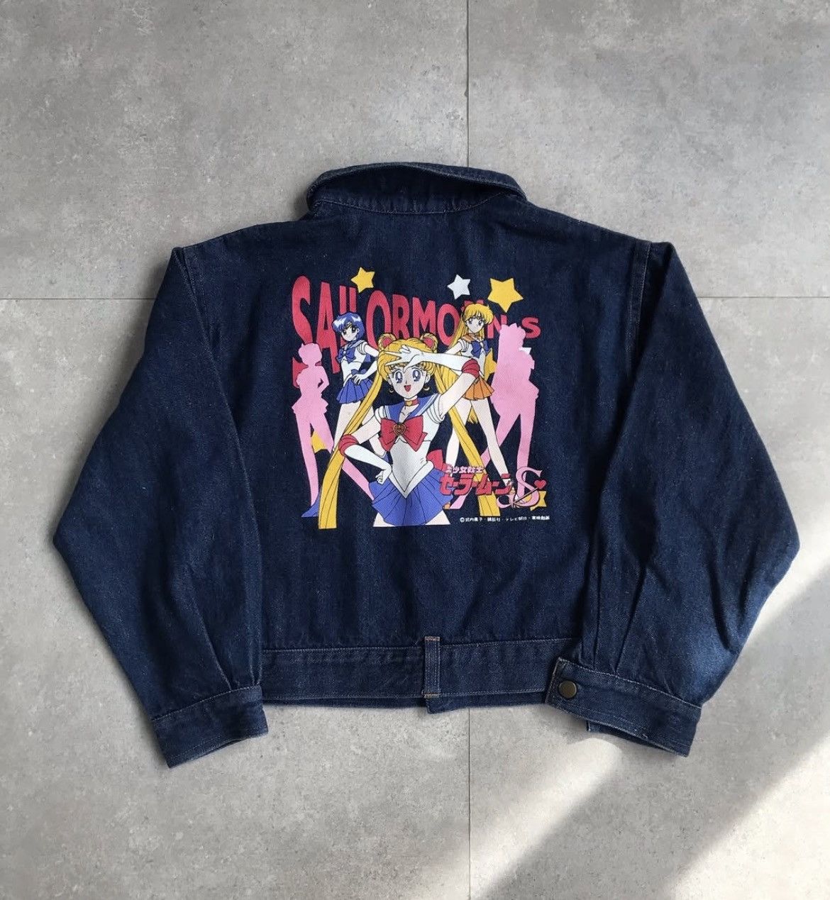 Anime × Vintage BANDAI SAILORMOON & LUNA DENIM JACKET SAILOR MOON Size M / US 6-8 / IT 42-44 - 3 Thumbnail