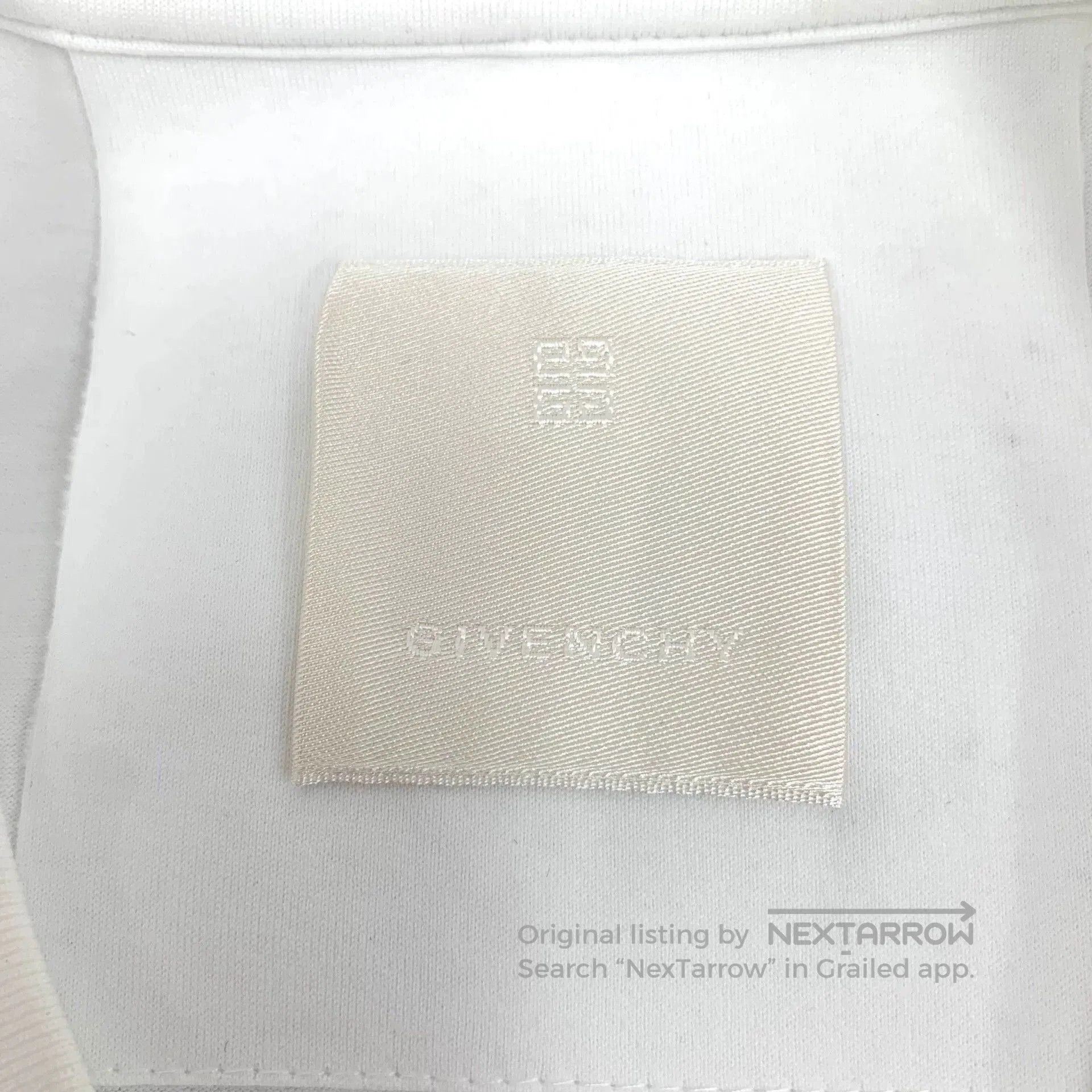 Givenchy Givenchy White Logo Cotton Short Sleeve T-shirt. Size US S / EU 44-46 / 1 - 5 Thumbnail