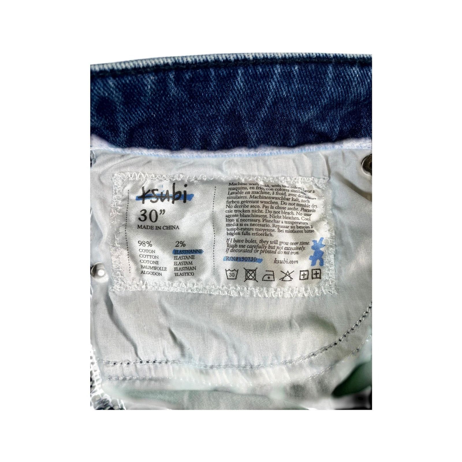 Ksubi Ksubi Light Wash Jeans Size US 30 / EU 46 - 5 Thumbnail