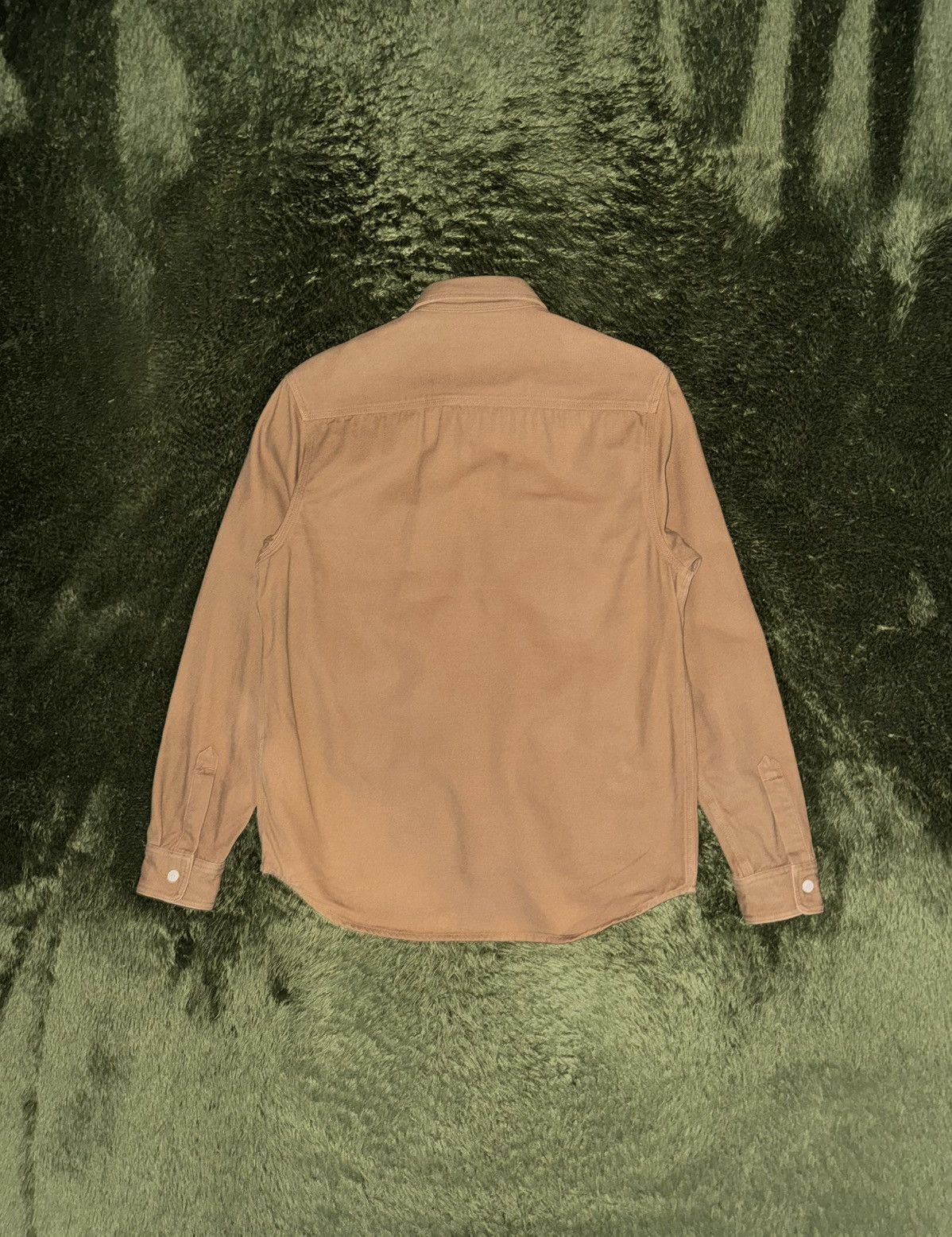 Carhartt Wip [M] Carhartt WIP TONY Canvas Work Shirt Tan Brown Size US M / EU 48-50 / 2 - 7 Thumbnail