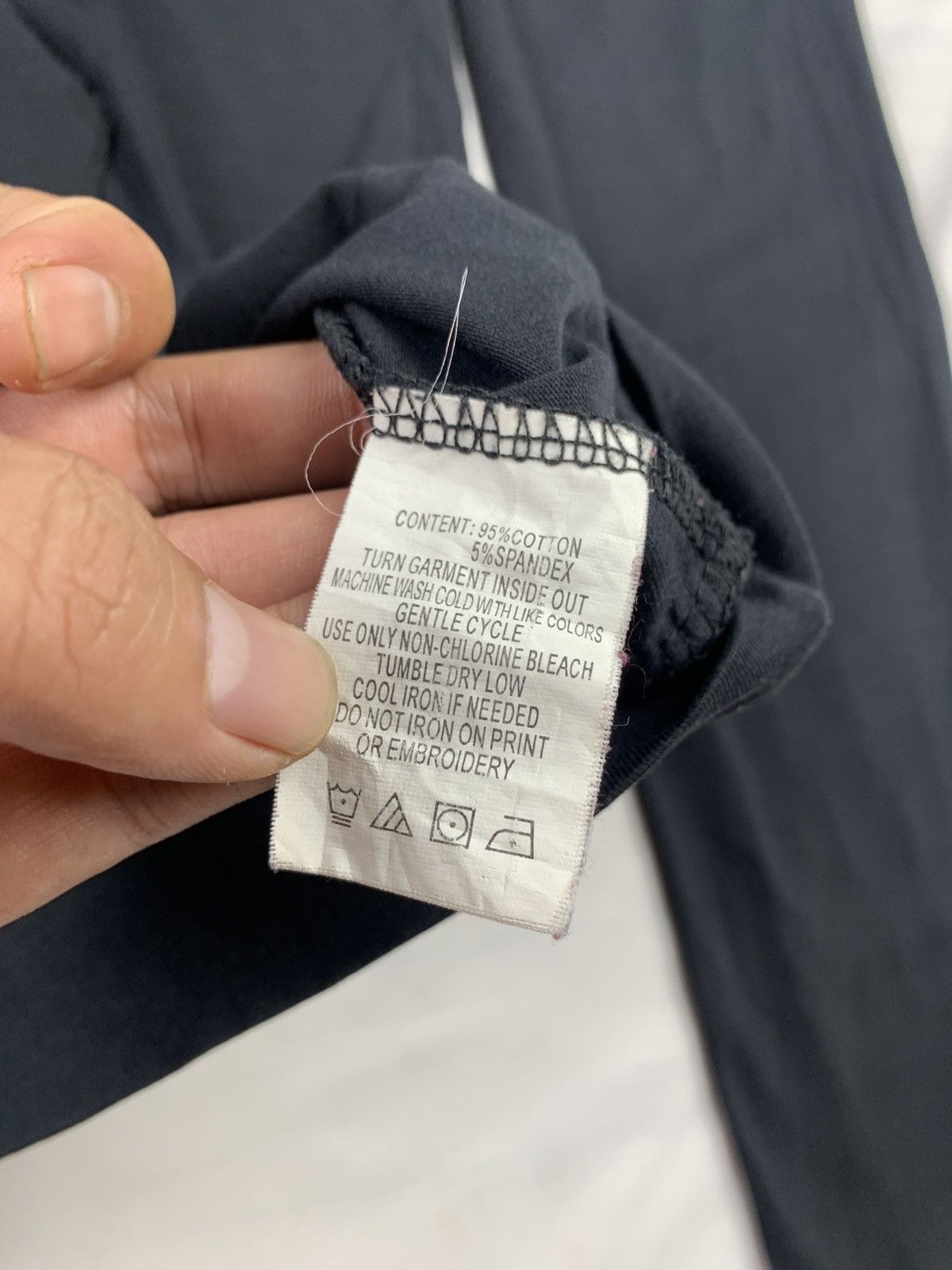 Japanese Brand y2k Dereon Black Grunge Over Print Open Chest Hoodie Size L / US 10 / IT 46 - 10 Thumbnail