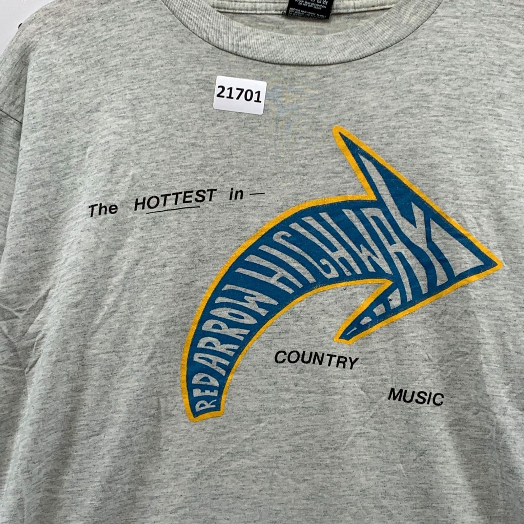 Vintage VINTAGE Red Arrow Highway Country Music Shirt Gray Single Stitch Adult XL 22x27.5 Mens Size US XL / EU 56 / 4 - 7 Thumbnail