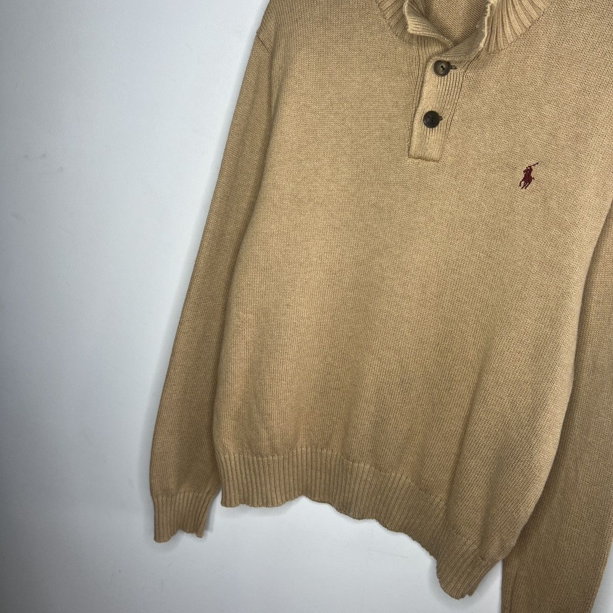 Ralph Lauren Vintage Polo Ralph Lauren Sweatshirt 1/4 Jumper Sweater Size US L / EU 52-54 / 3 - 2 Thumbnail