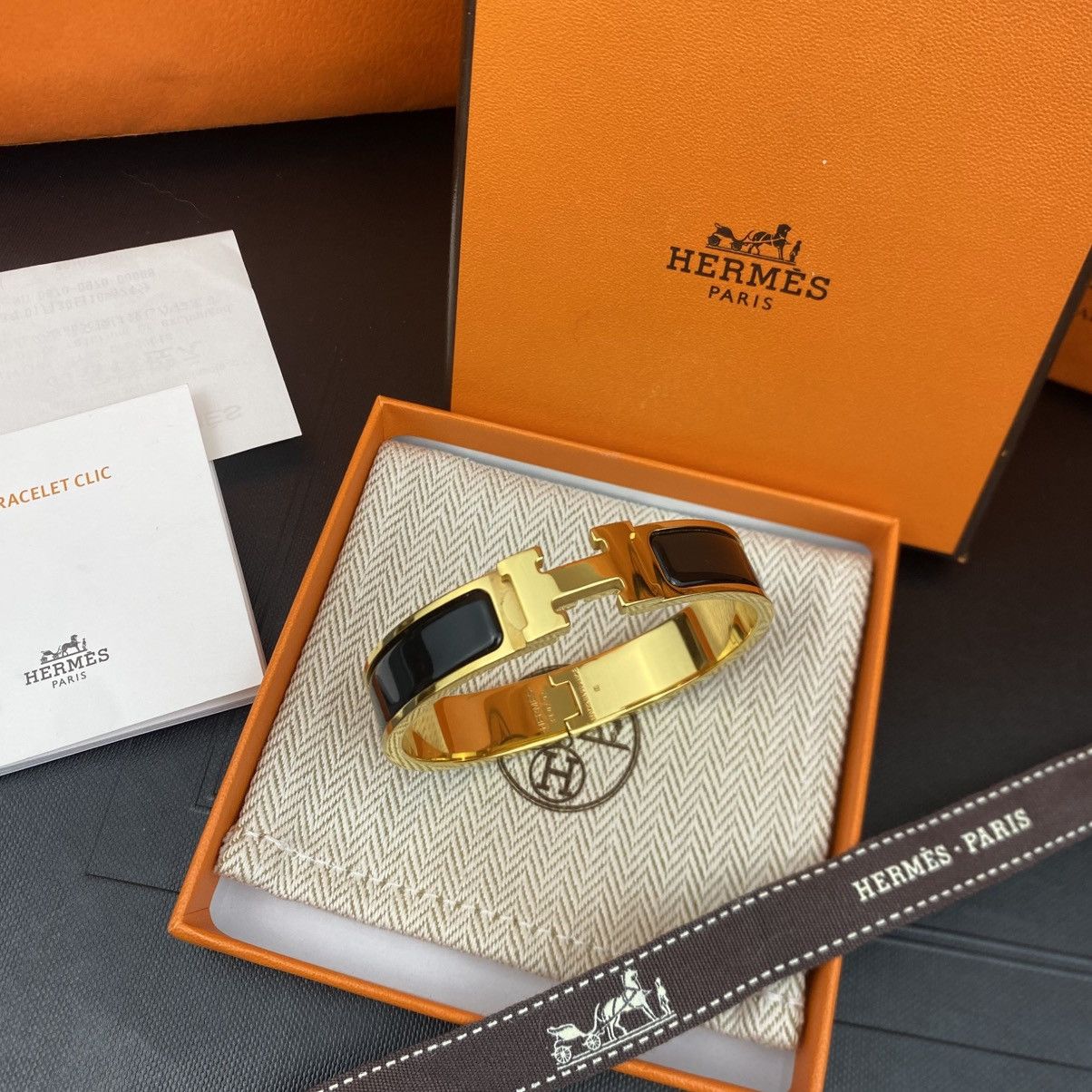 Hermes Hermes Cilc clac bracelet Size ONE SIZE - 2 Thumbnail